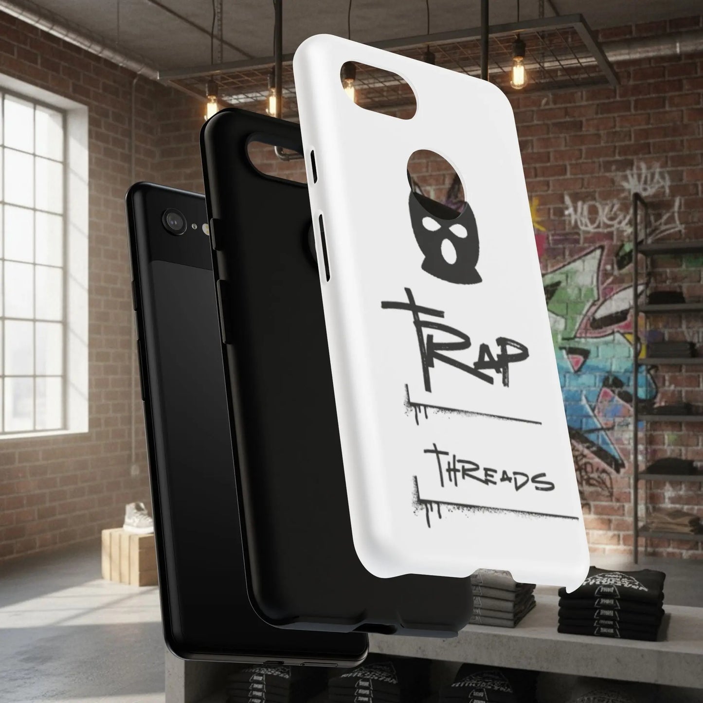 Phone Case - 'Trap Threads' Skully Logo Protective Cover Trap Threads clothing