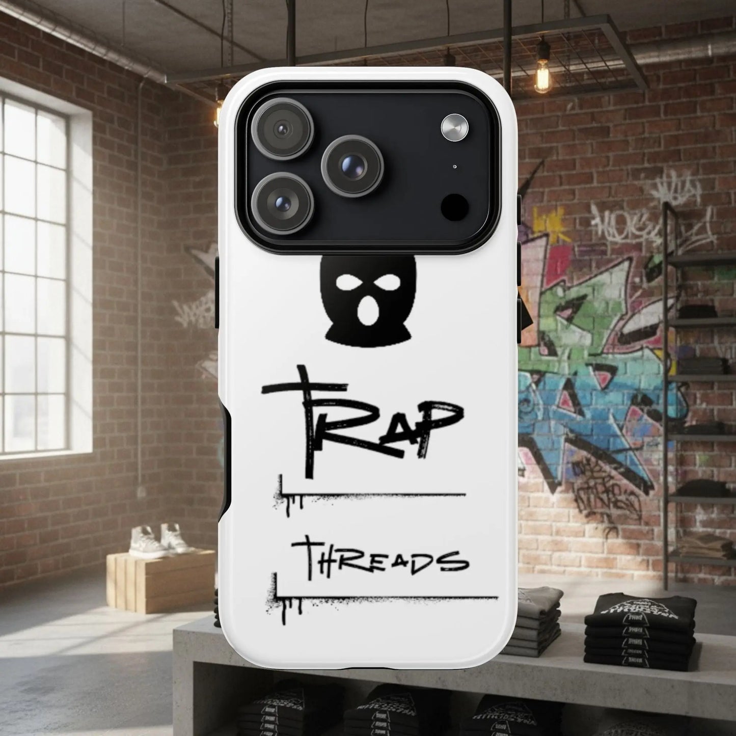 Phone Case - 'Trap Threads' Skully Logo Protective Cover Trap Threads clothing