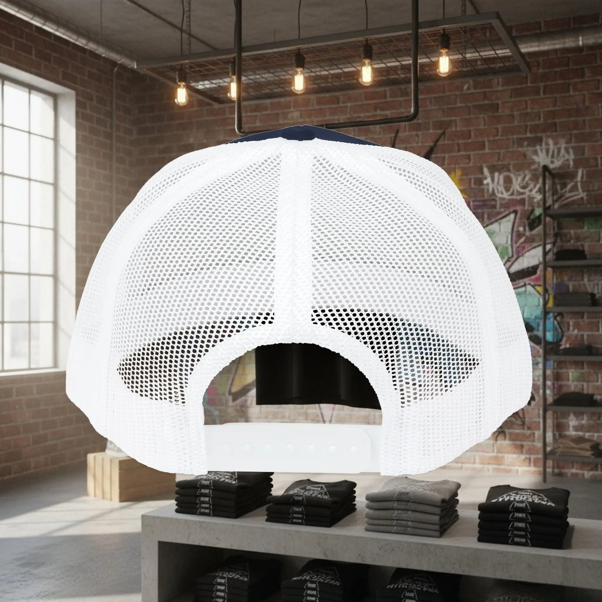 Trucker Cap - Born to Build Trapgear Design Printify