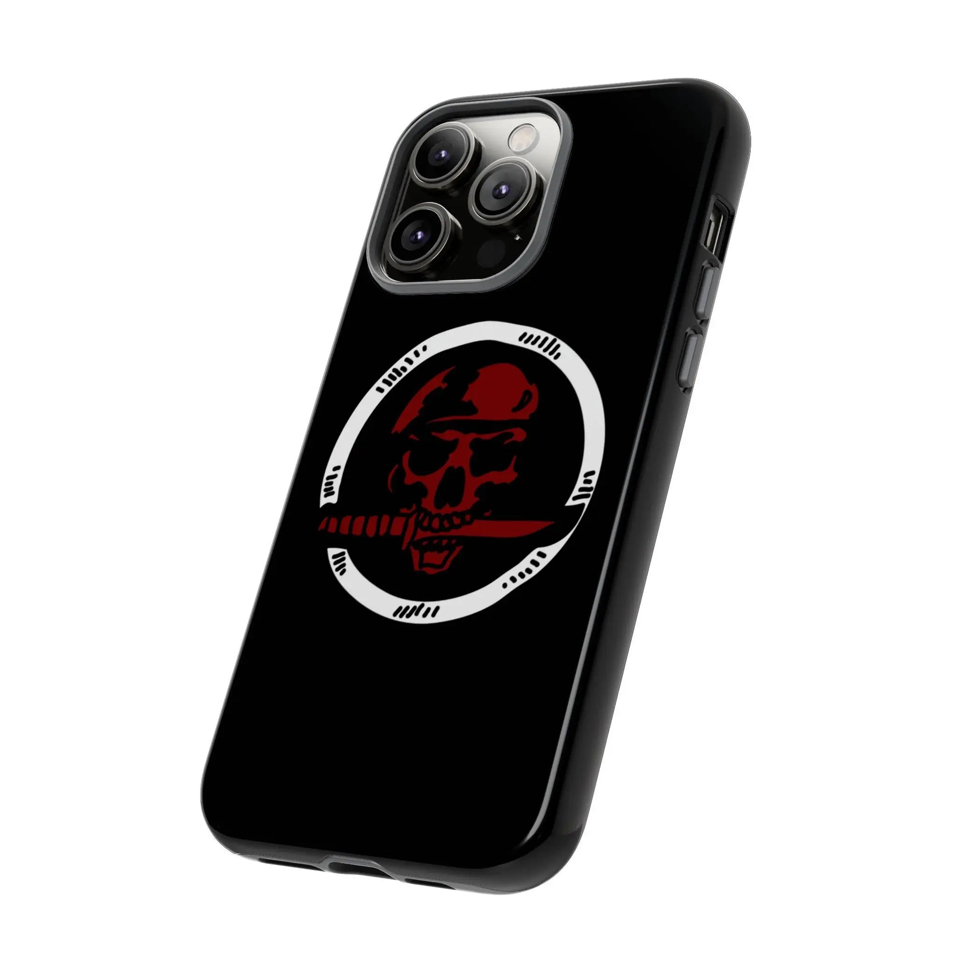 Phone Case - Skull and Sword Edgy Smartphone Cover for Men Printify