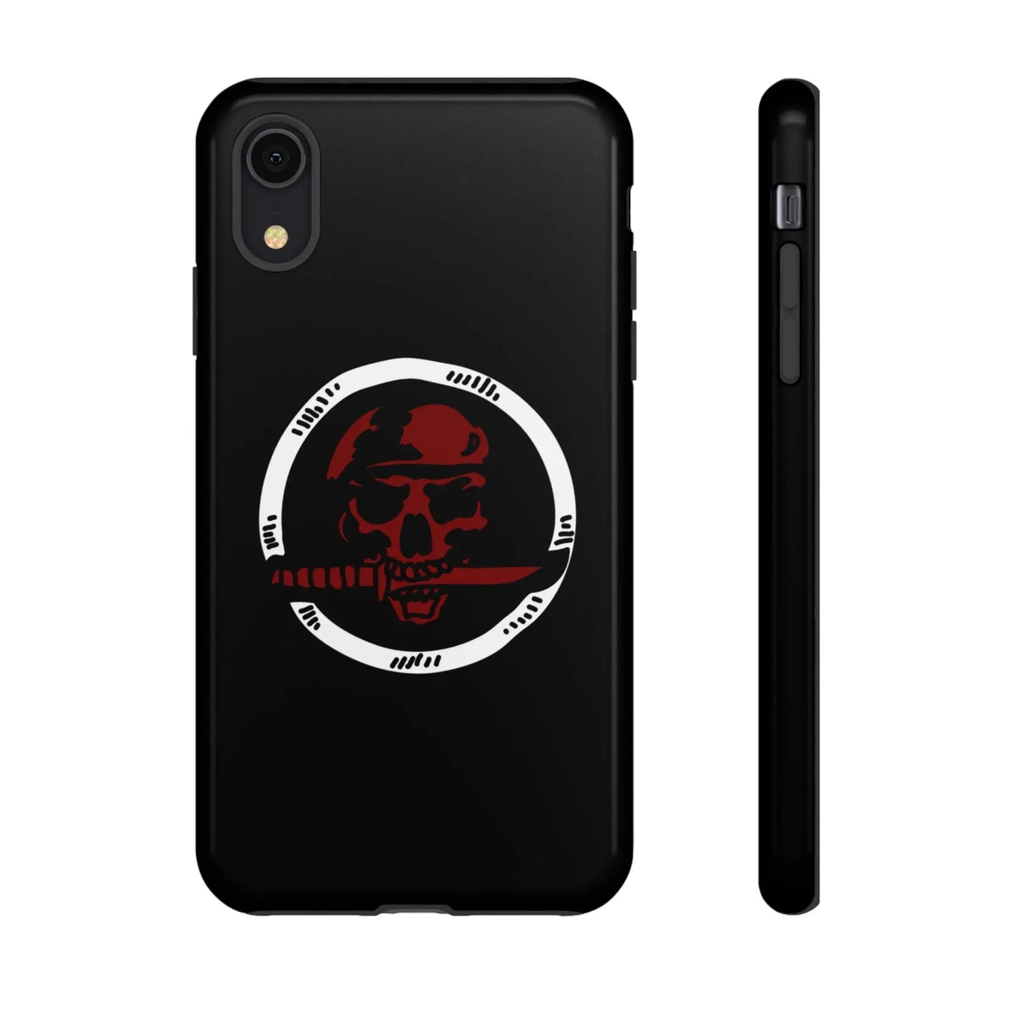 Phone Case - Skull and Sword Edgy Smartphone Cover for Men Printify