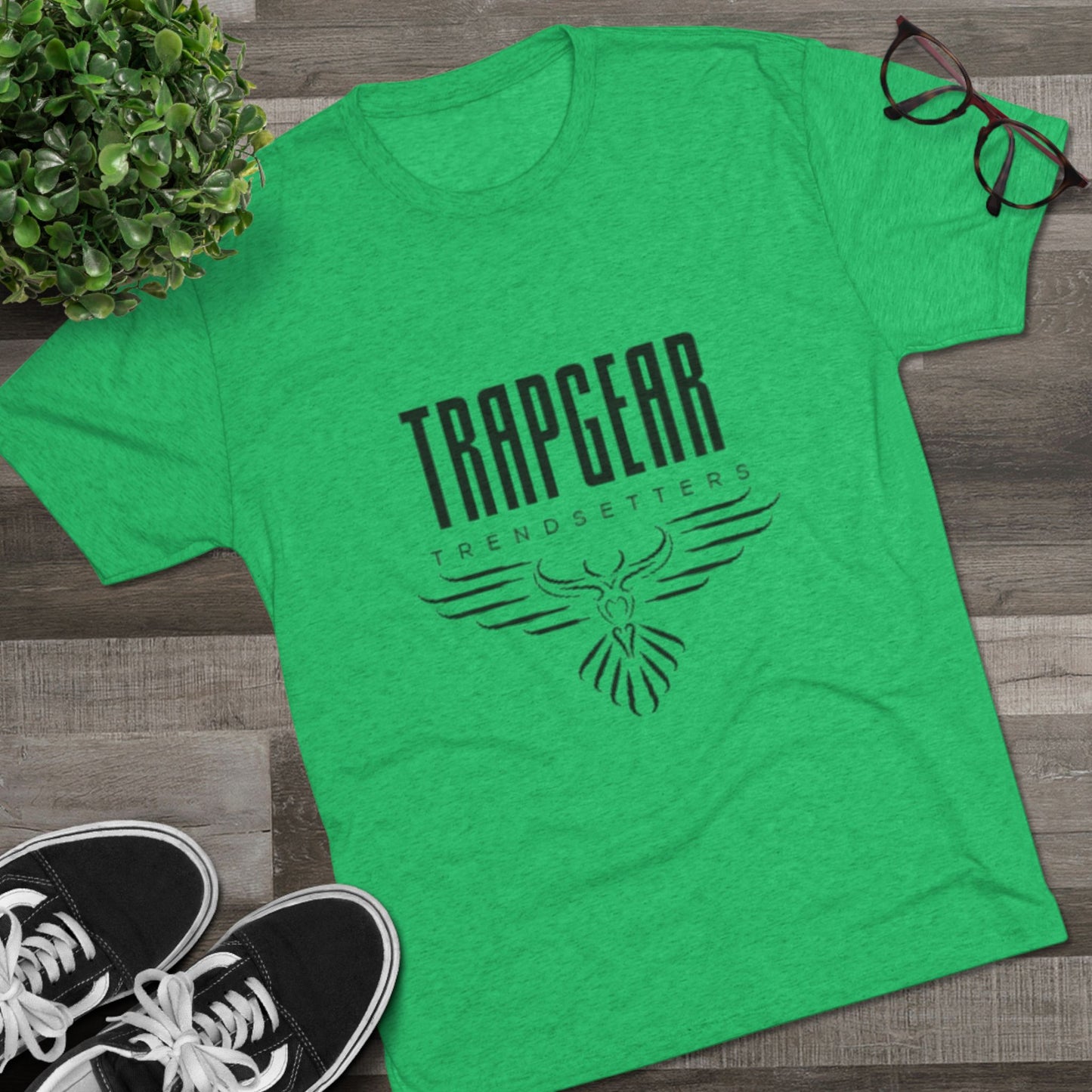 TrapGear Hustle Trees Graphic Tee — Trendsetter Streetwear Crew