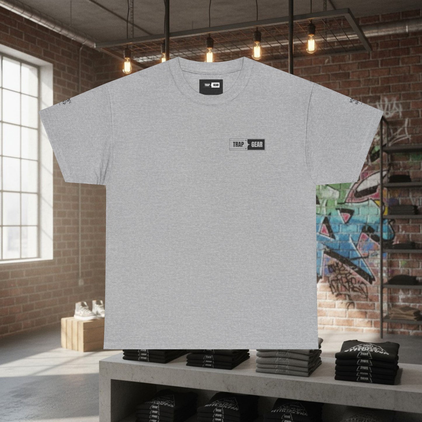 TrapGear "Bear Mentality - Born to Build" Graphic Tee by Printify