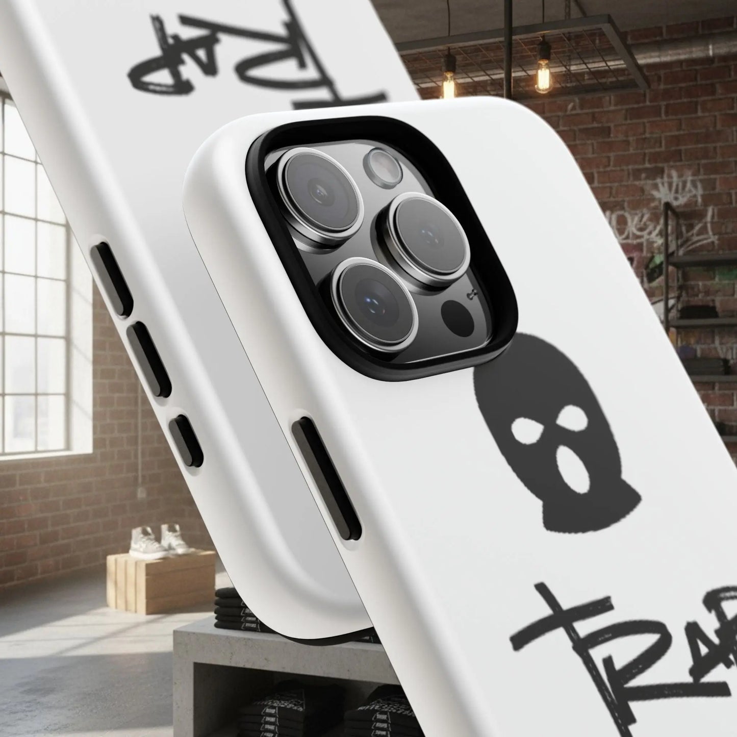 Phone Case - 'Trap Threads' Skully Logo Protective Cover Trap Threads clothing