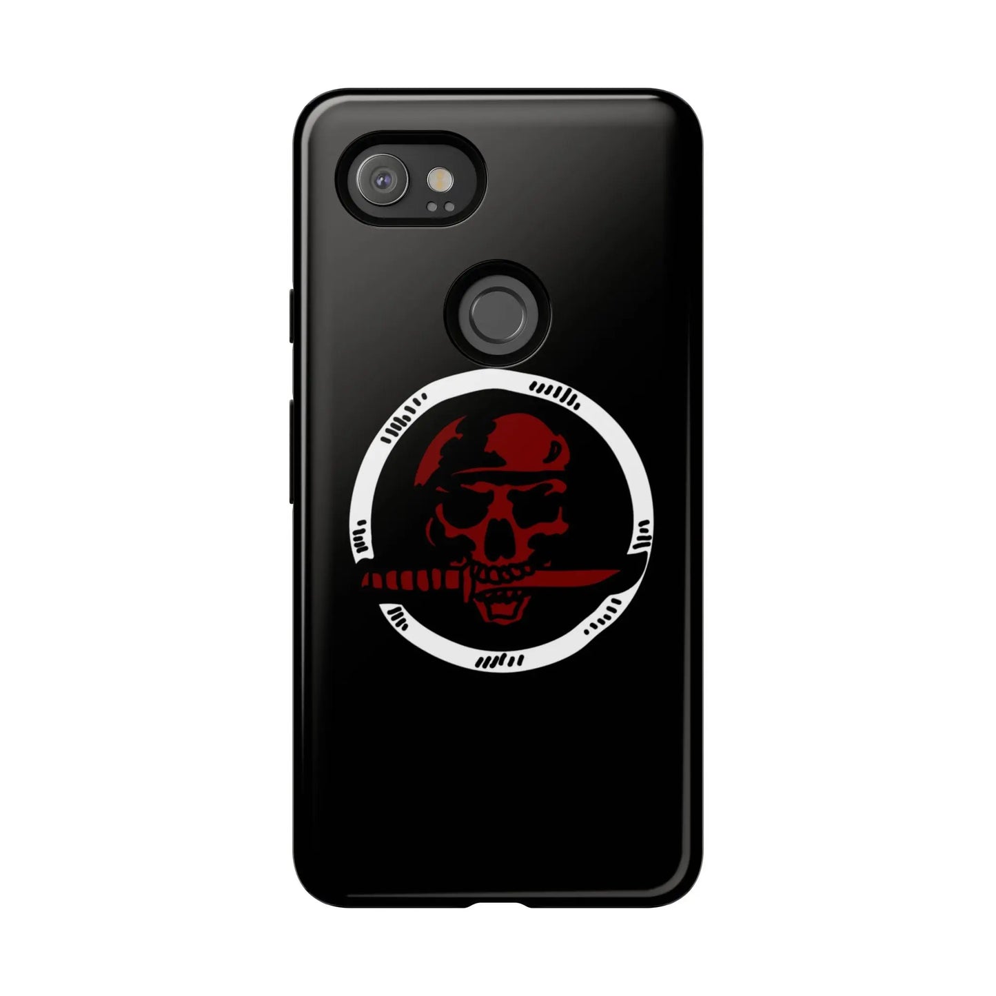 Phone Case - Skull and Sword Edgy Smartphone Cover for Men Printify