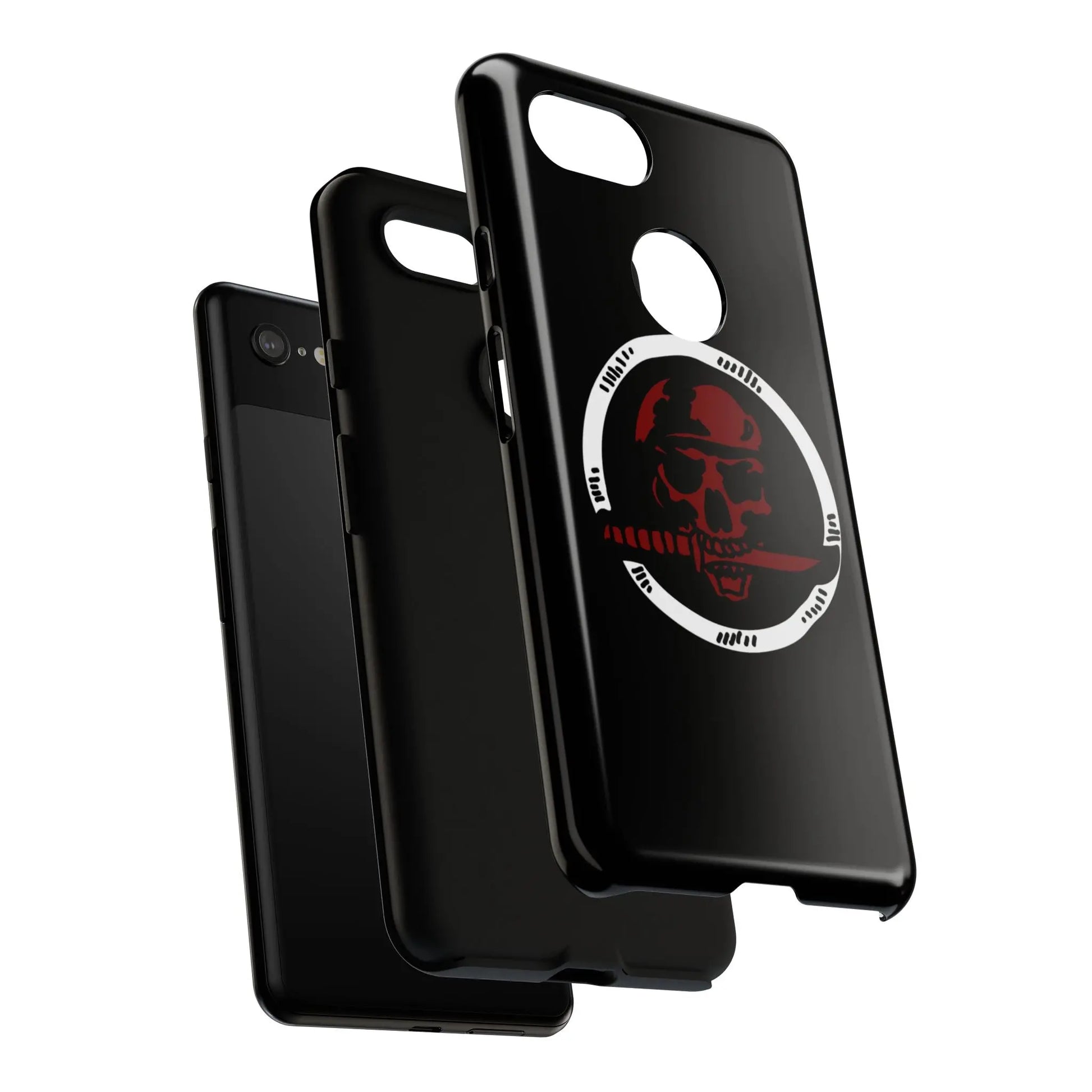 Phone Case - Skull and Sword Edgy Smartphone Cover for Men Printify