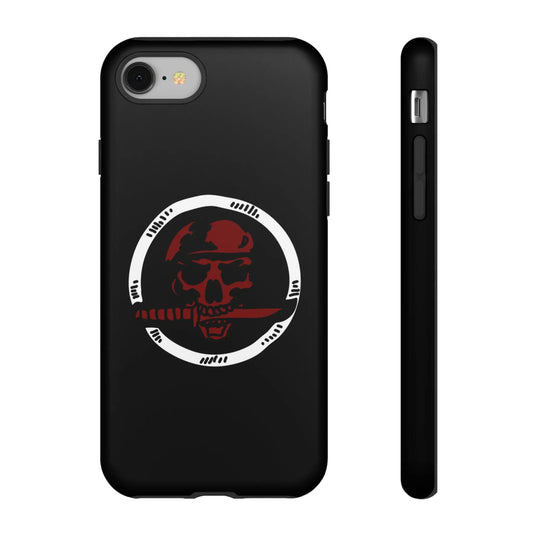 Phone Case - Skull and Sword Edgy Smartphone Cover for Men Printify