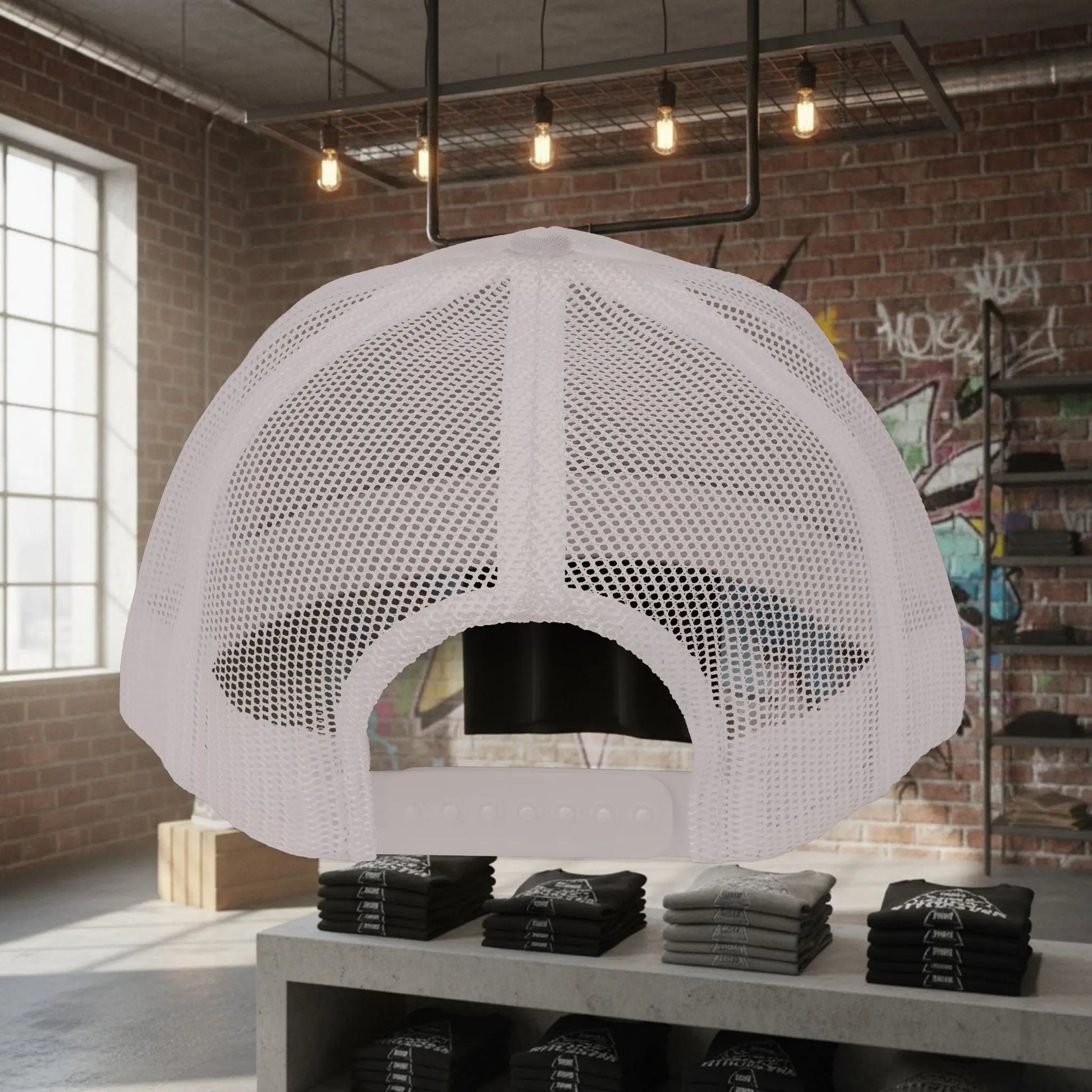 Trucker Cap - Born to Build Trapgear Design Printify