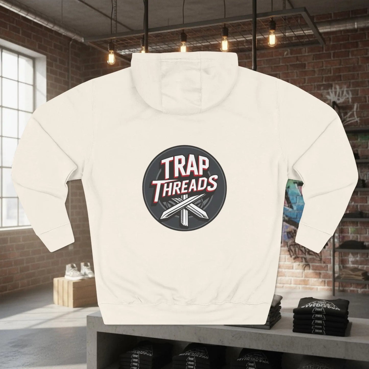 Trap Motivation Fleece Hoodie Printify