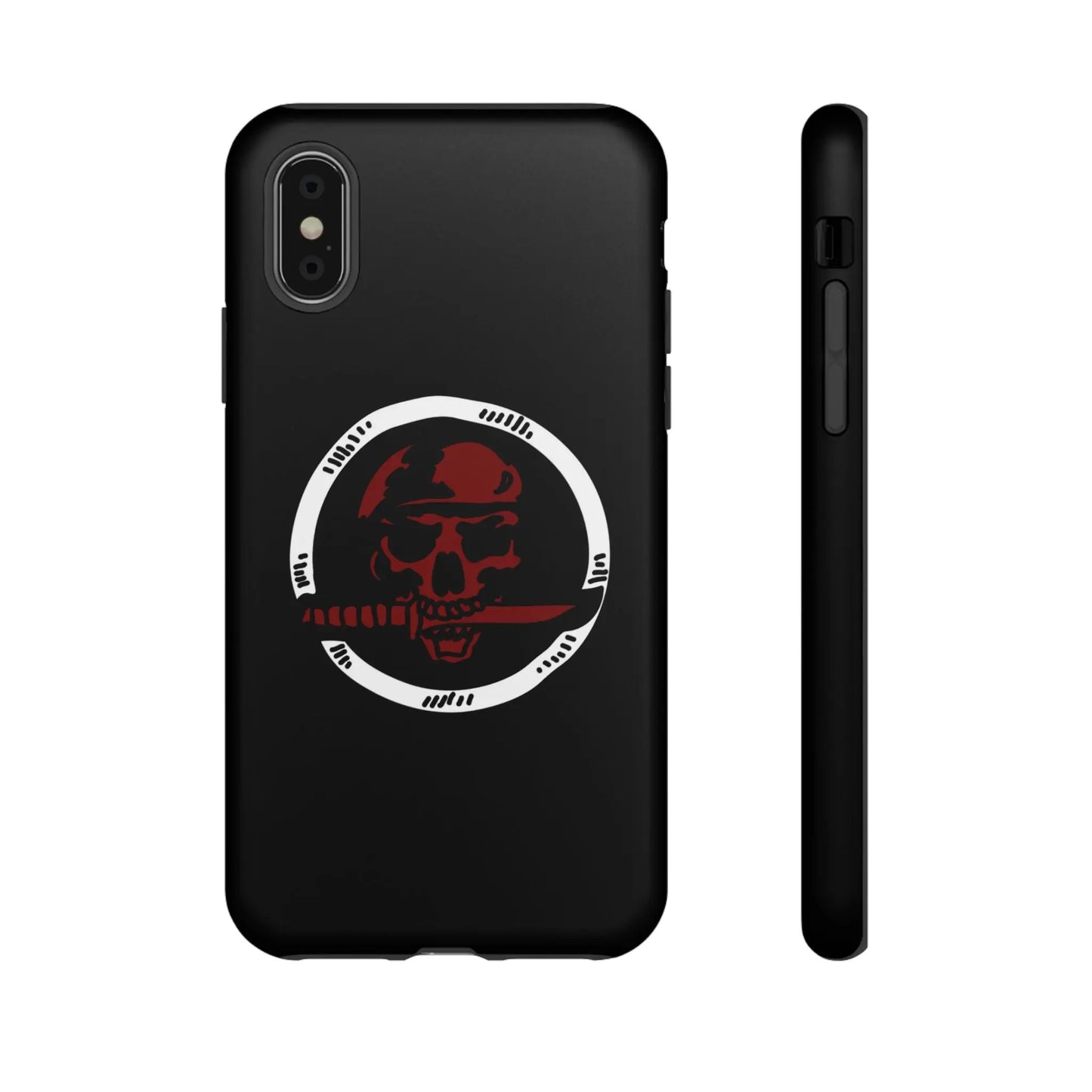 Phone Case - Skull and Sword Edgy Smartphone Cover for Men Printify
