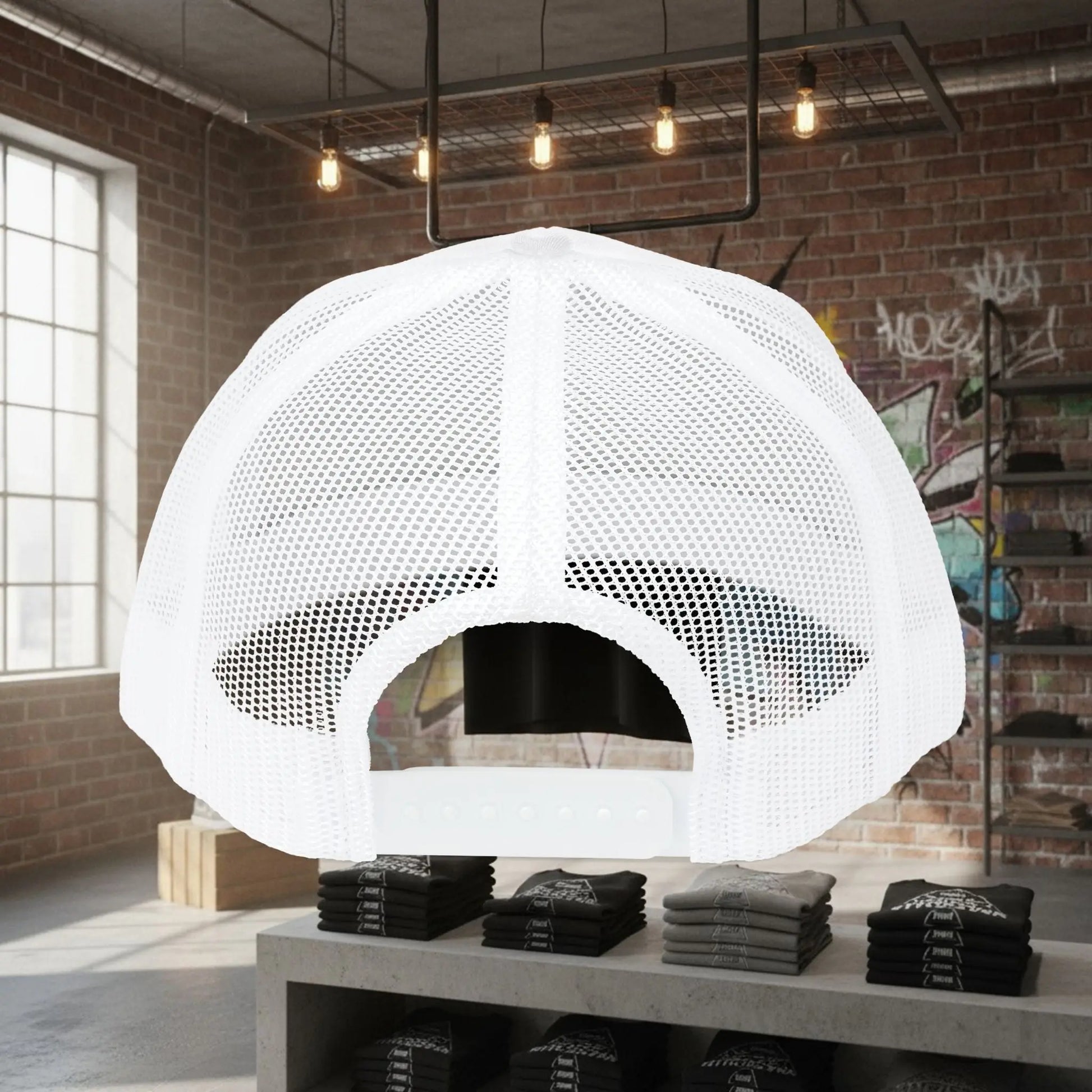 Trucker Cap - Born to Build Trapgear Design Printify