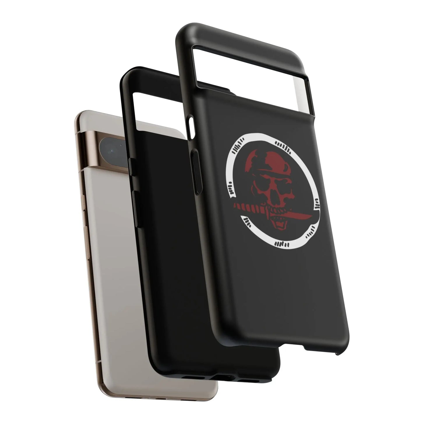 Phone Case - Skull and Sword Edgy Smartphone Cover for Men Printify