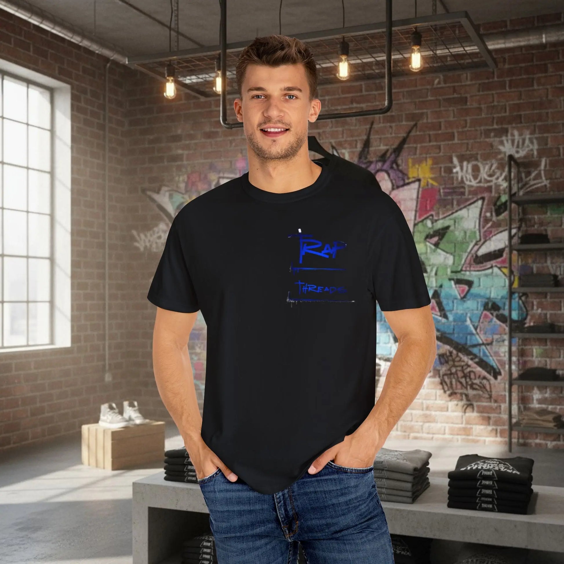 Trap Threads T-Shirt - Streetwear Hip-Hop Graphic Tee Printify