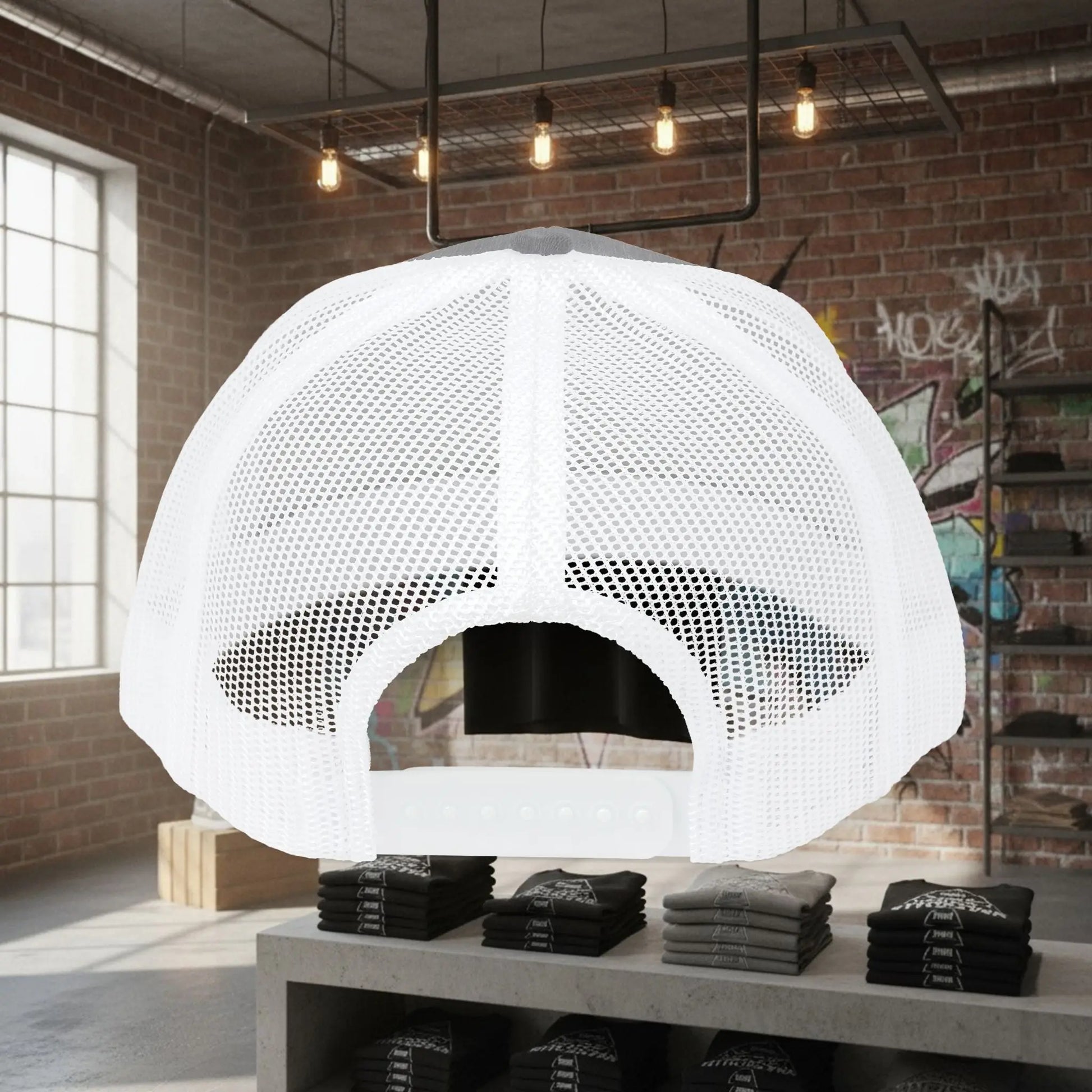 Trucker Cap - Born to Build Trapgear Design Printify