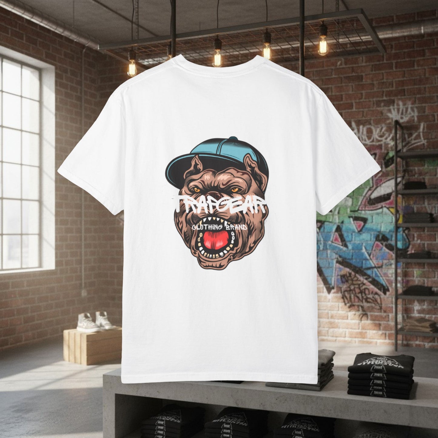 Trap Motivation Bulldog Mentality T-Shirt by Printify