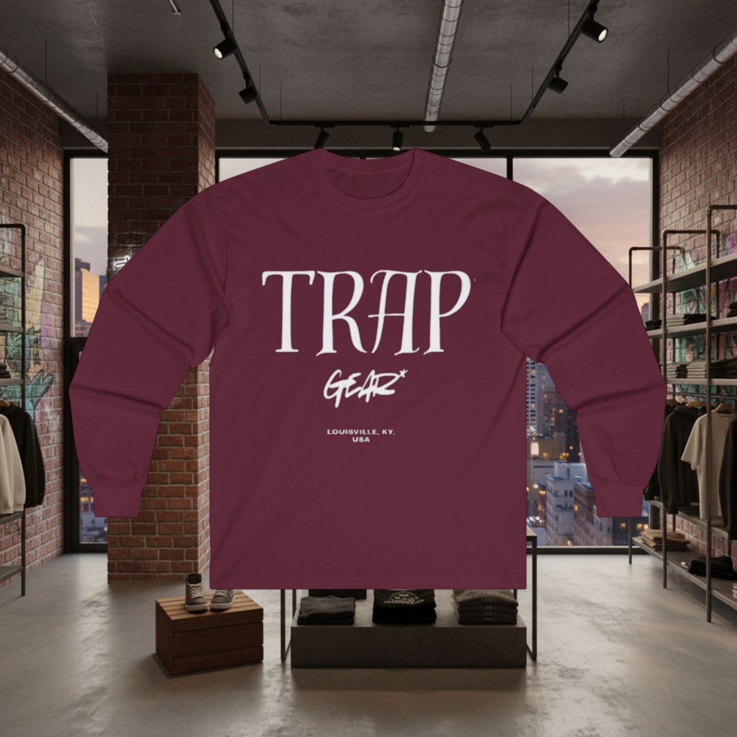 Bulldog Mentality Long Sleeve Tee — TRAP Gear