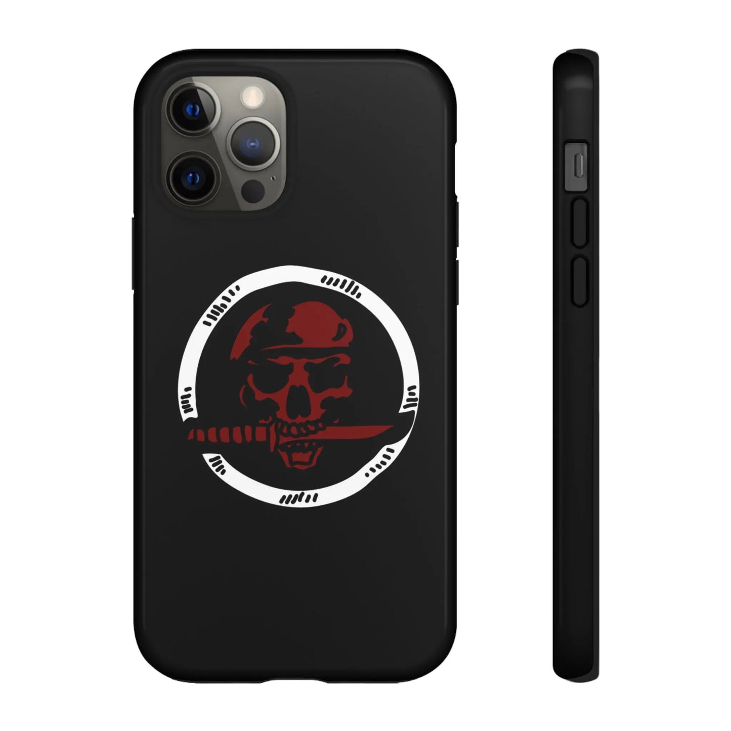 Phone Case - Skull and Sword Edgy Smartphone Cover for Men Printify