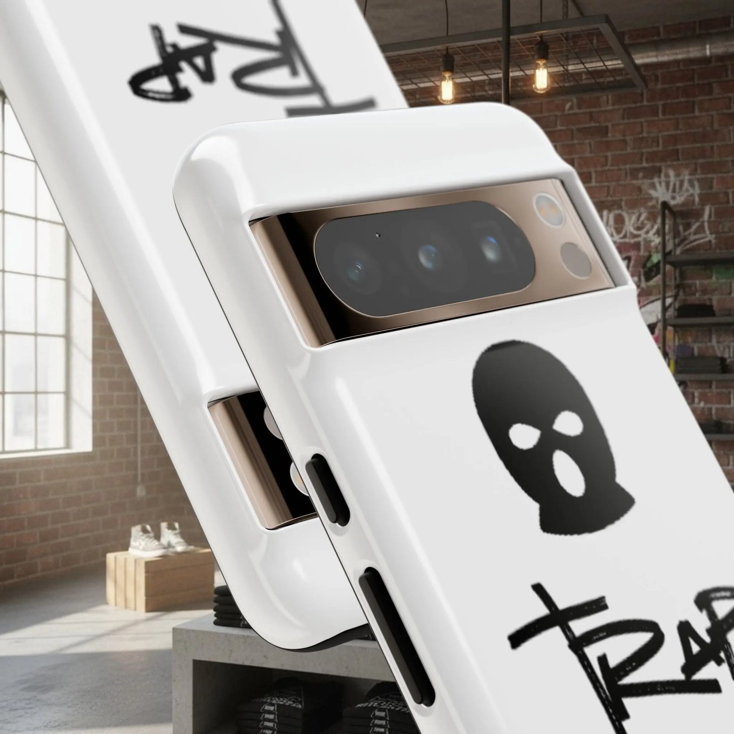 Phone Case - 'Trap Threads' Skully Logo Protective Cover Trap Threads clothing