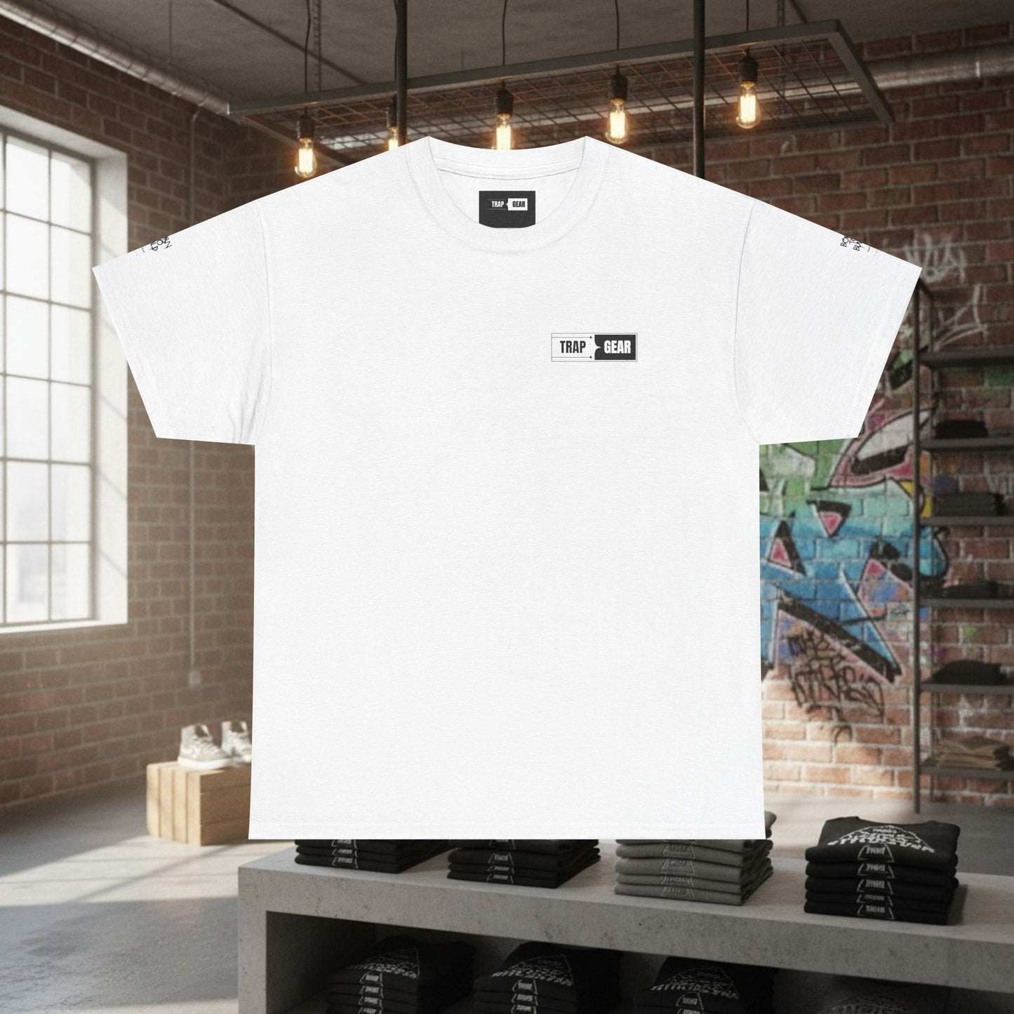 TrapGear "Bear Mentality - Born to Build" Graphic Tee by Printify