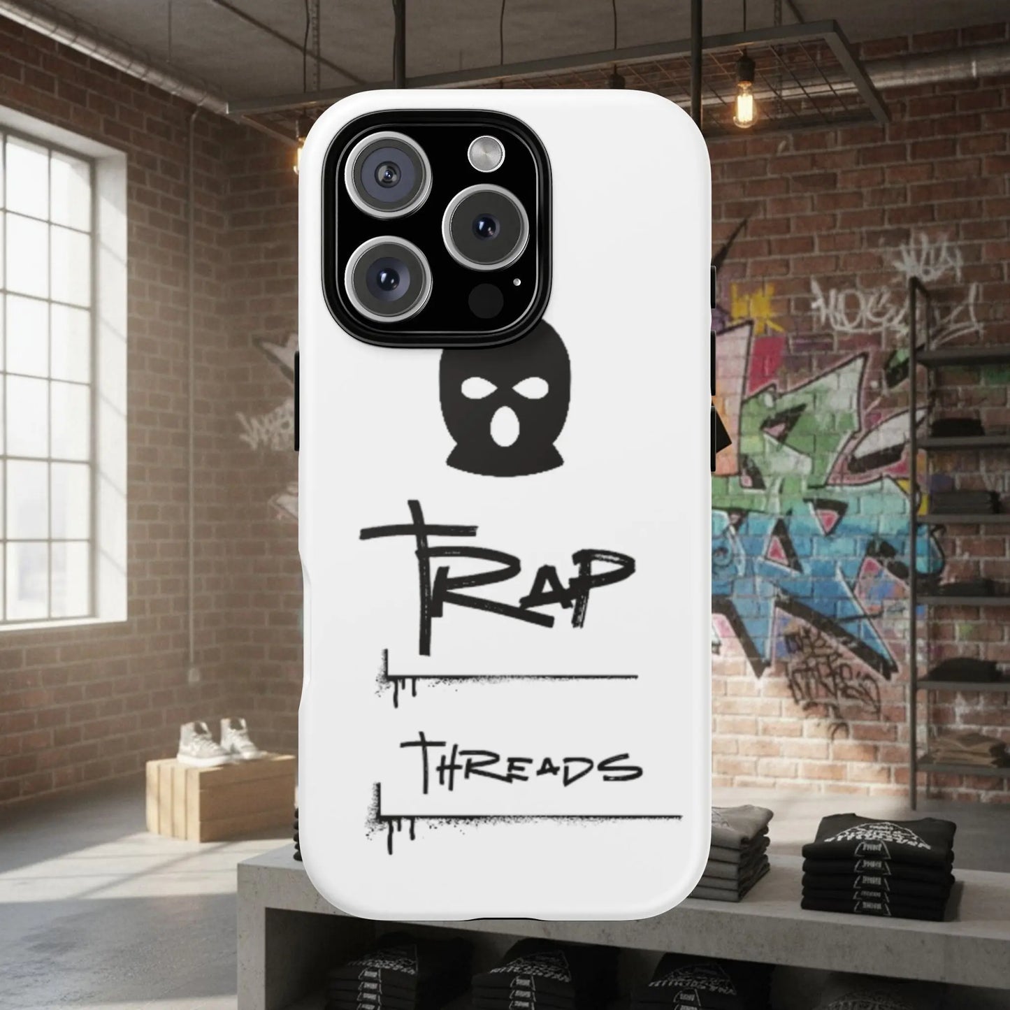 Phone Case - 'Trap Threads' Skully Logo Protective Cover Trap Threads clothing