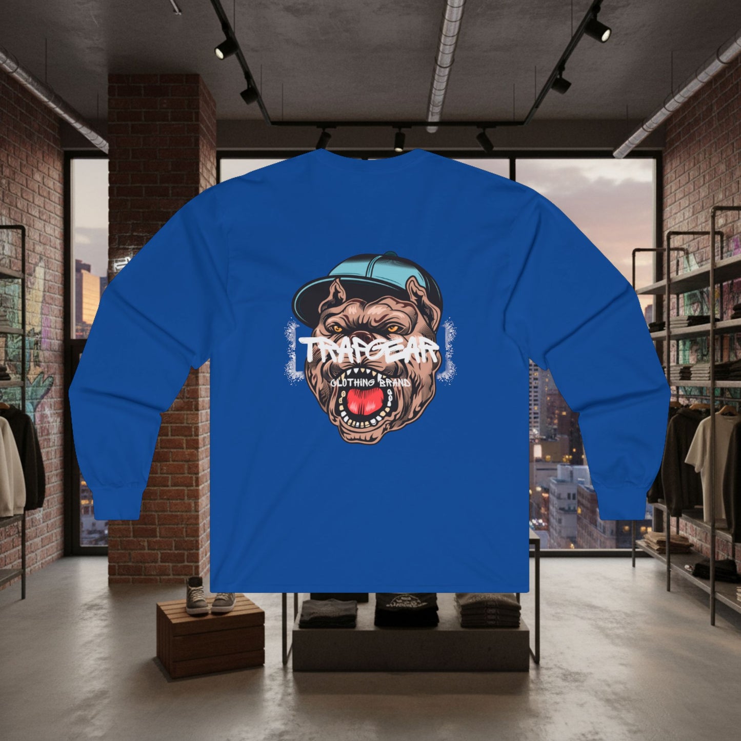 Bulldog Mentality Long Sleeve Tee — TRAP Gear