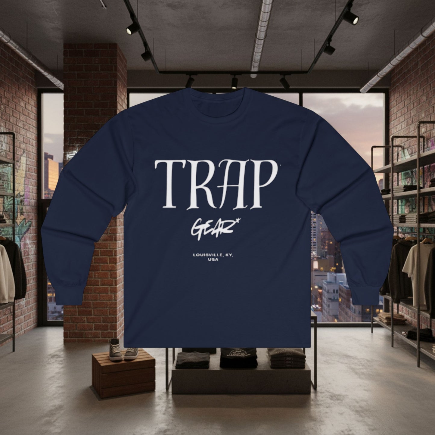 Bulldog Mentality Long Sleeve Tee — TRAP Gear