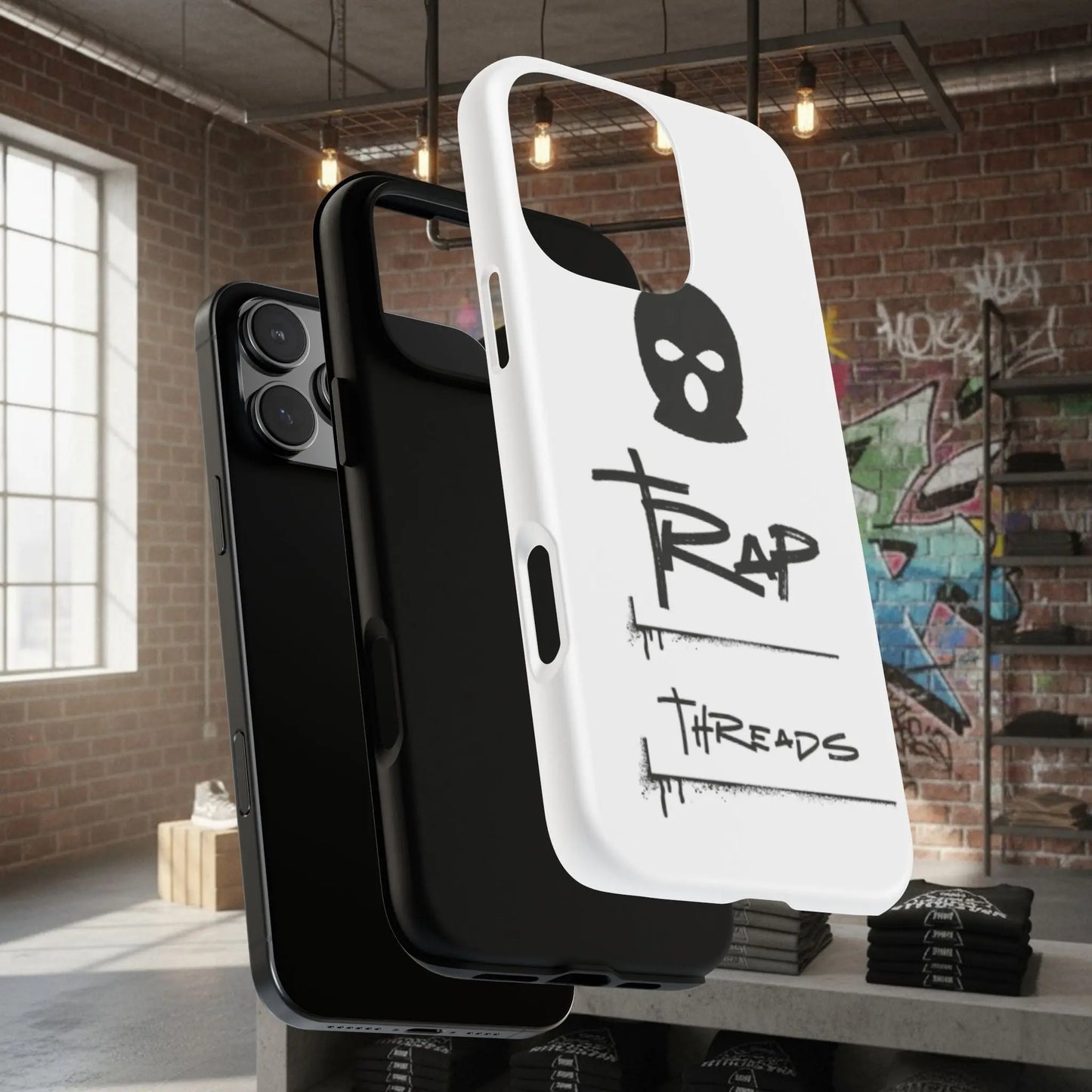 Phone Case - 'Trap Threads' Skully Logo Protective Cover Trap Threads clothing