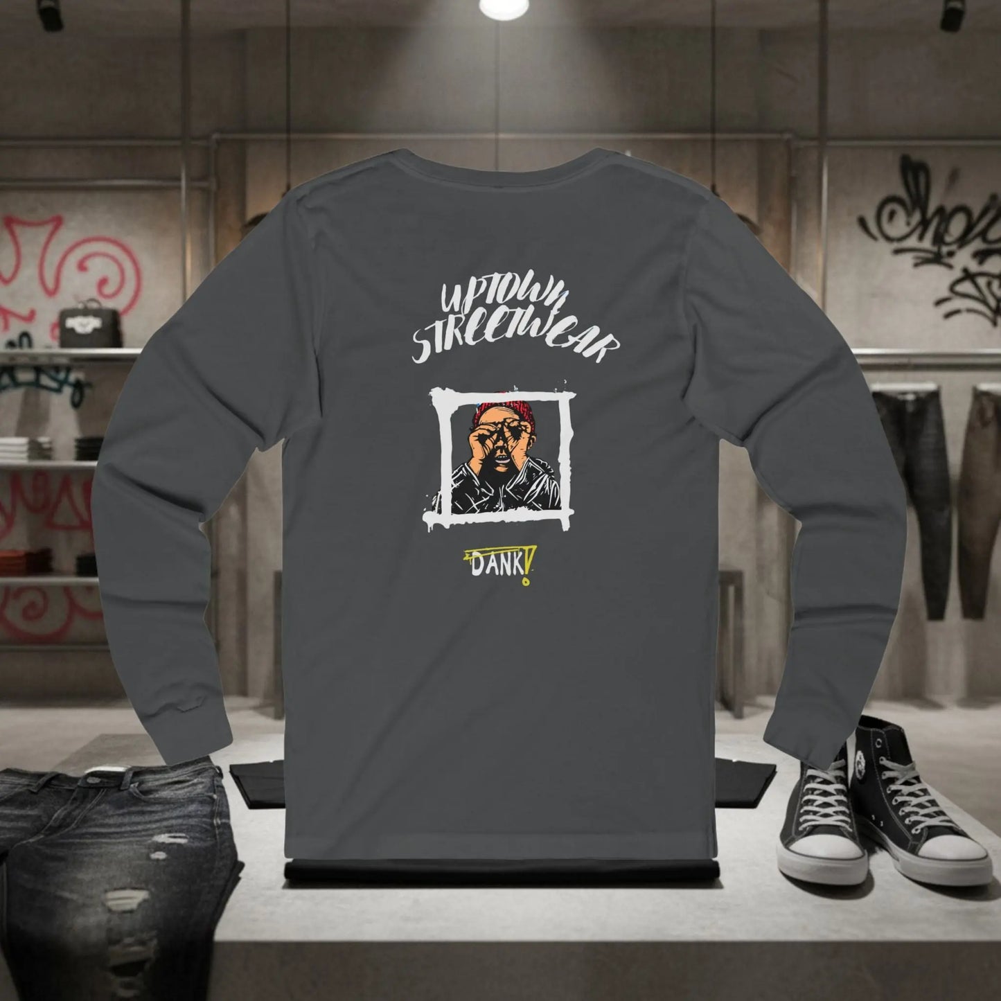 Uptown Streetwear Long Sleeve Tee Trap Threads clothing