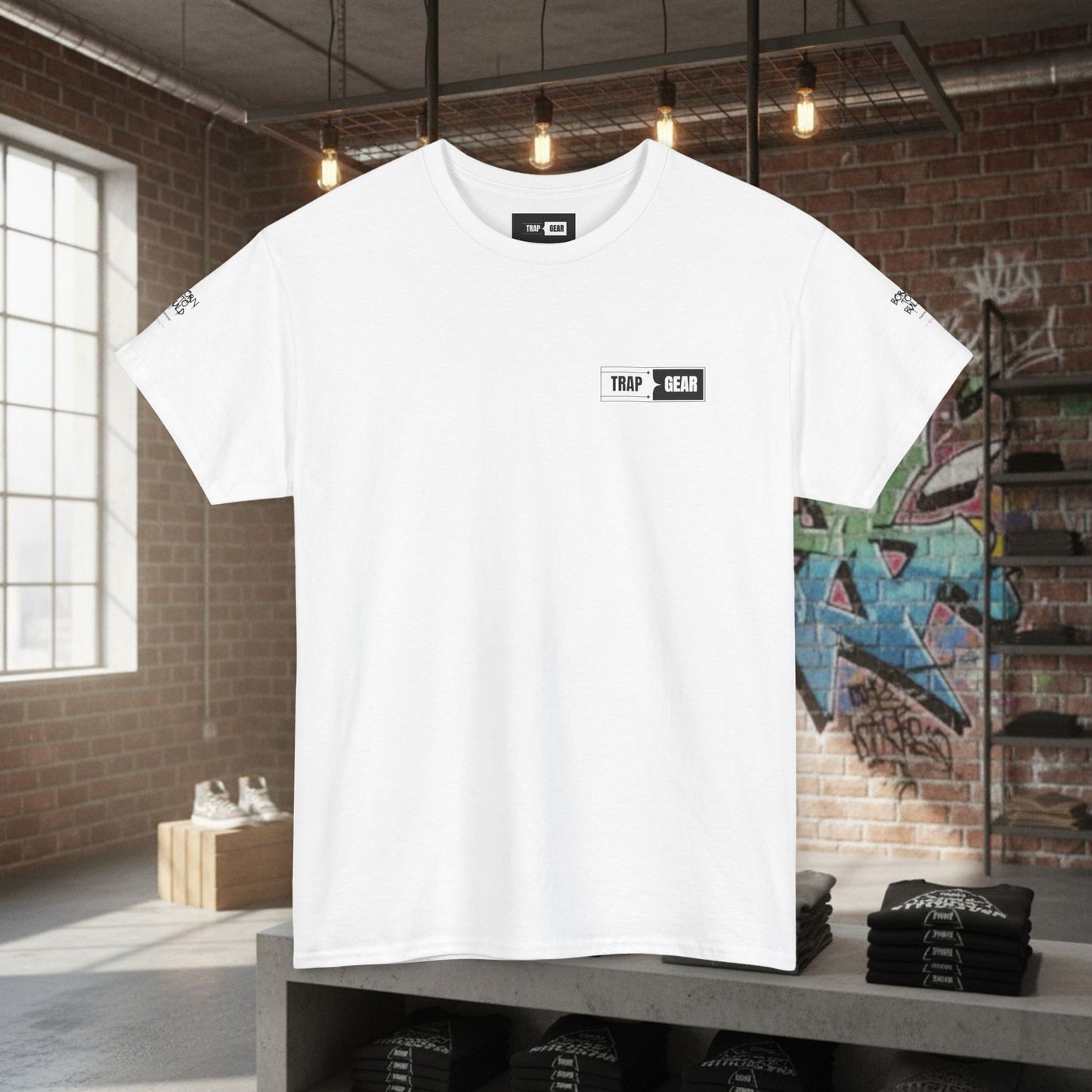 TrapGear "Bear Mentality - Born to Build" Graphic Tee by Printify