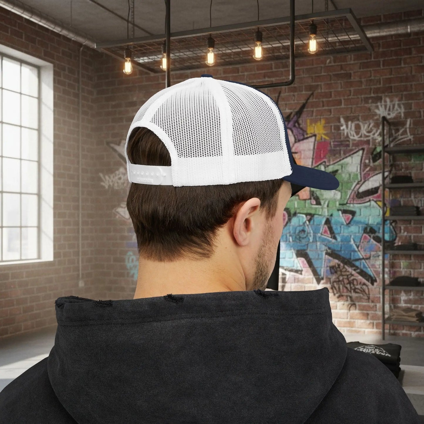 Trucker Cap - Born to Build Trapgear Design Printify