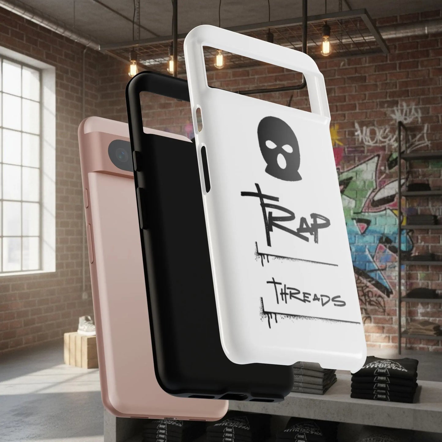 Phone Case - 'Trap Threads' Skully Logo Protective Cover Trap Threads clothing