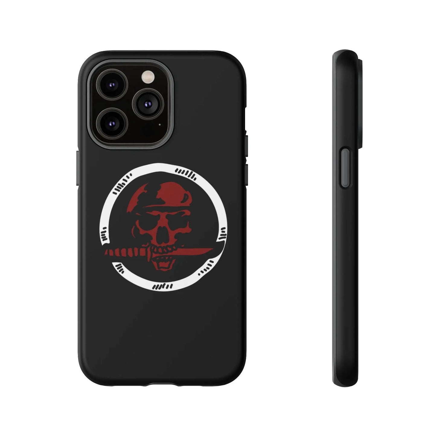 Phone Case - Skull and Sword Edgy Smartphone Cover for Men Printify