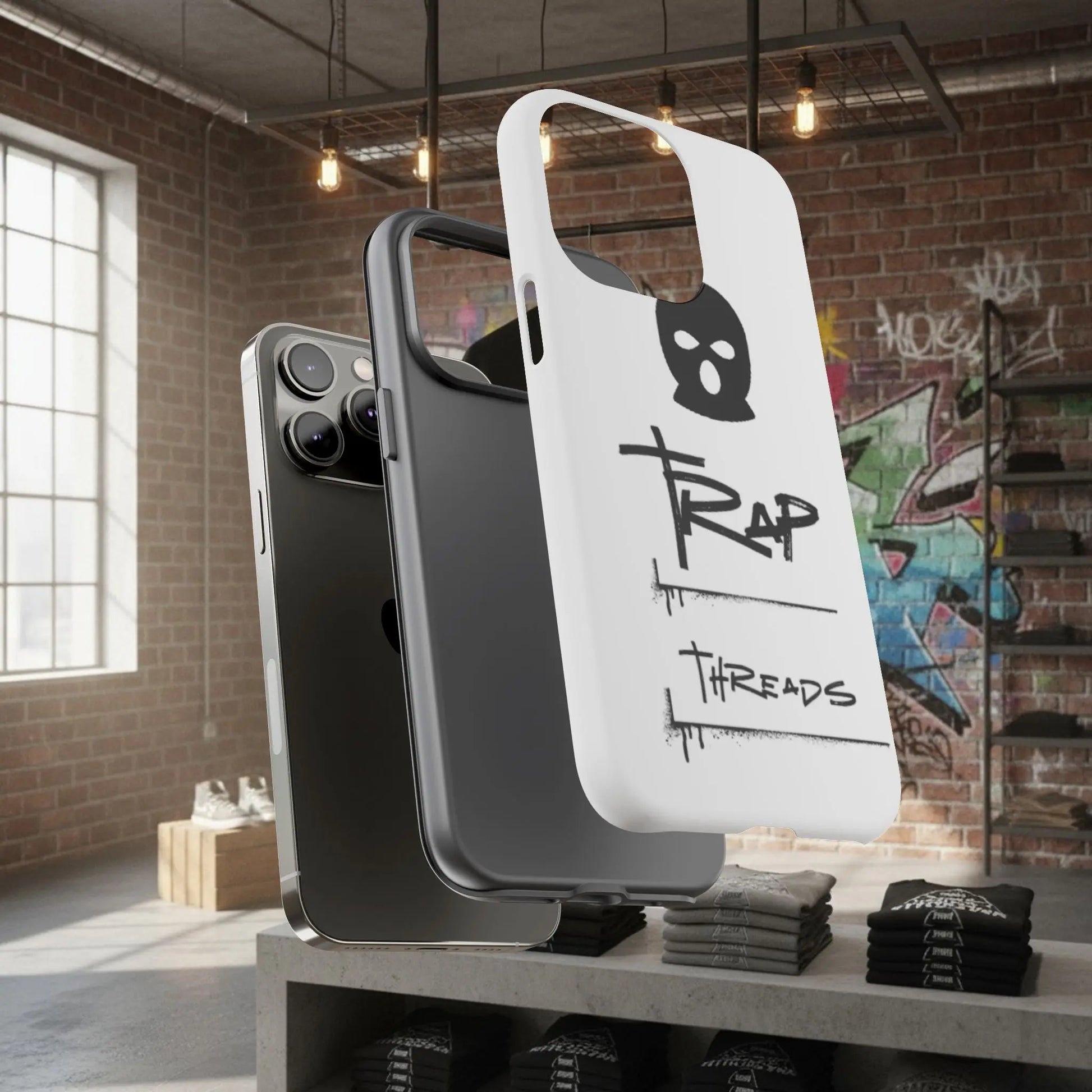 Phone Case - 'Trap Threads' Skully Logo Protective Cover Trap Threads clothing