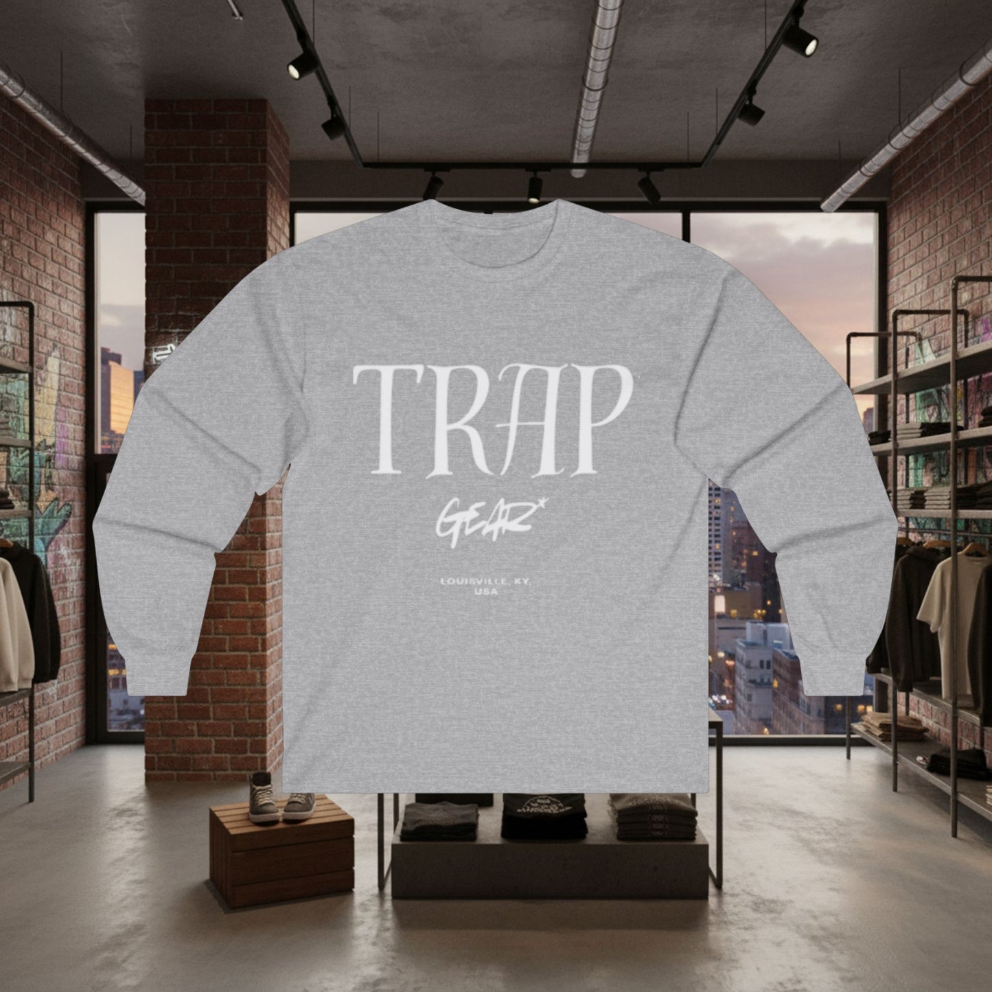 Bulldog Mentality Long Sleeve Tee — TRAP Gear