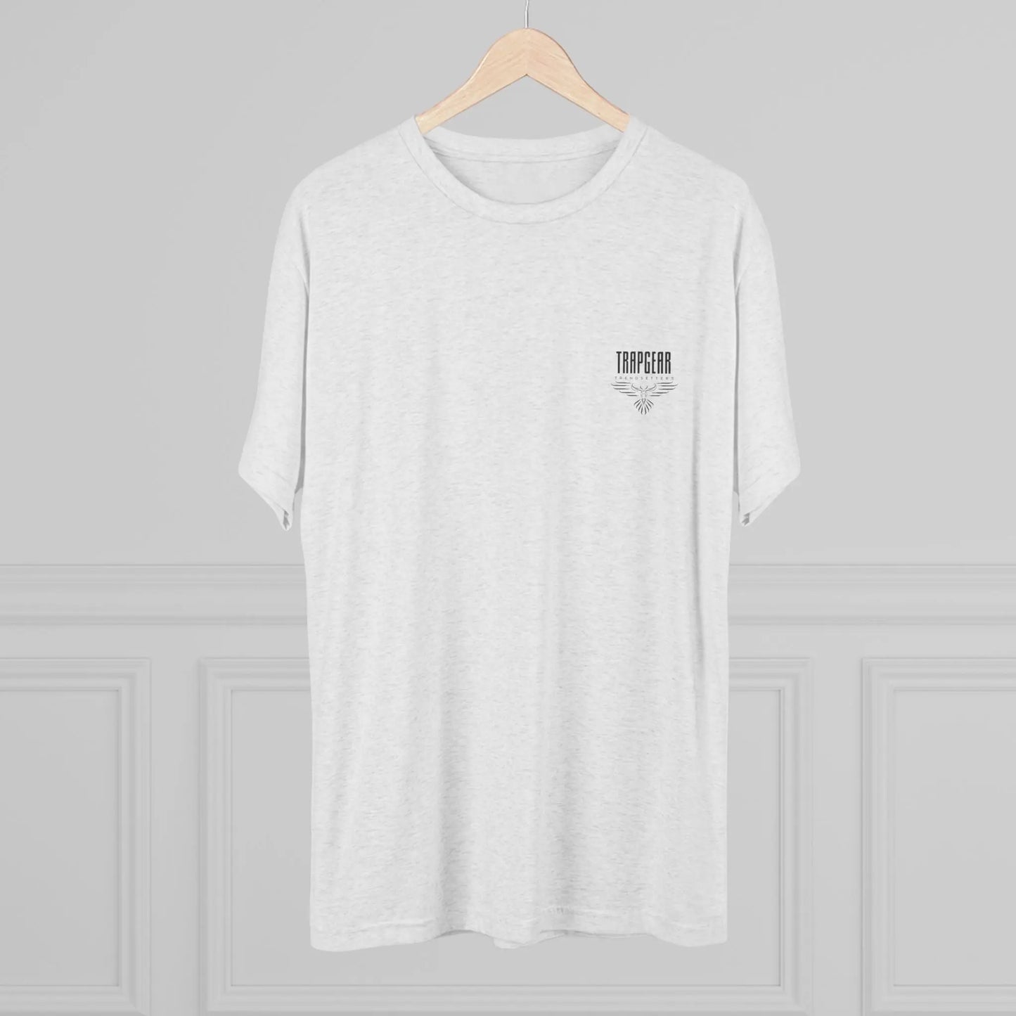 Mountain Landscape trapgear logo tri blend t shirt Printify