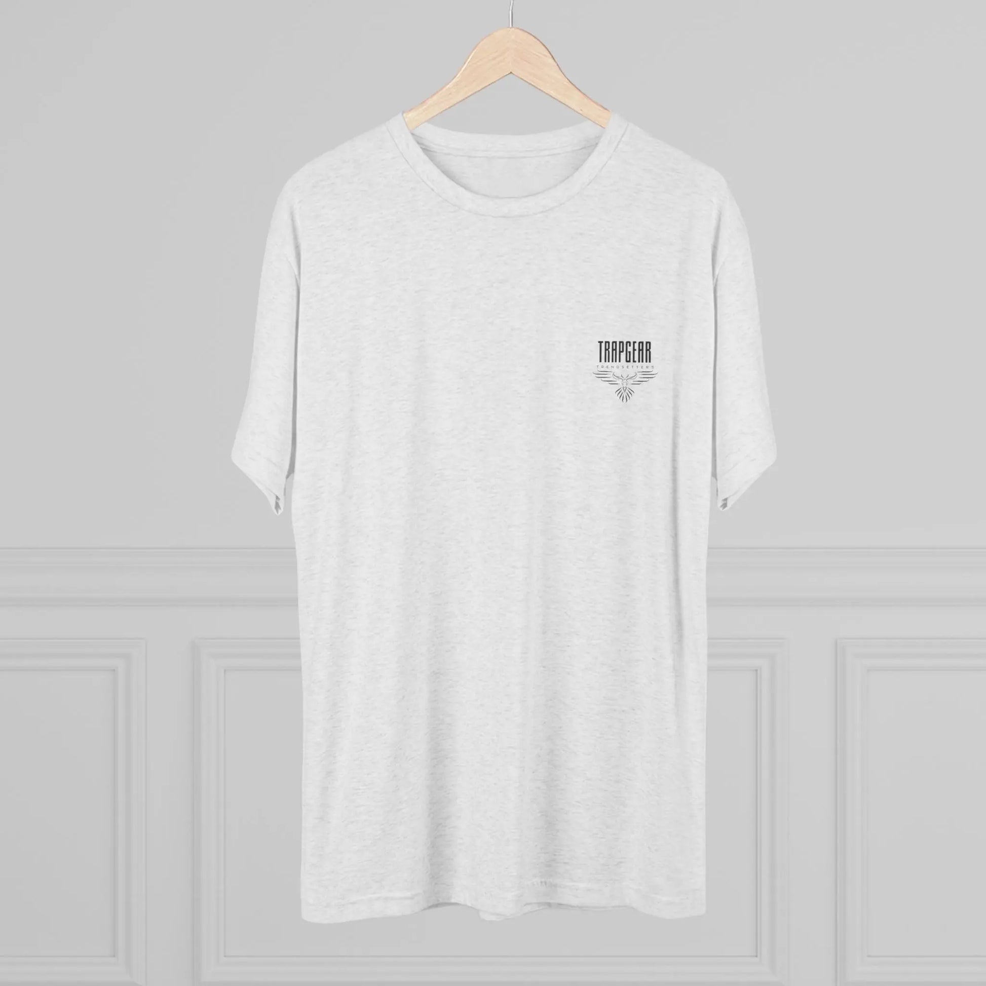 Mountain Landscape trapgear logo tri blend t shirt Printify