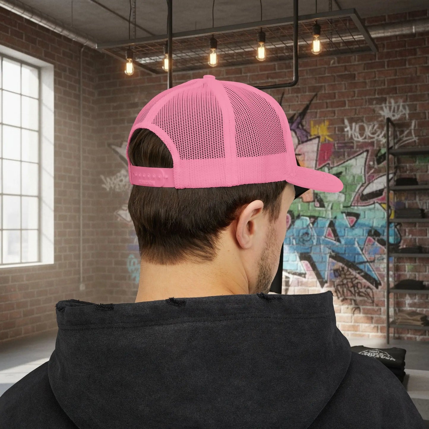 Trucker Cap - Born to Build Trapgear Design Printify