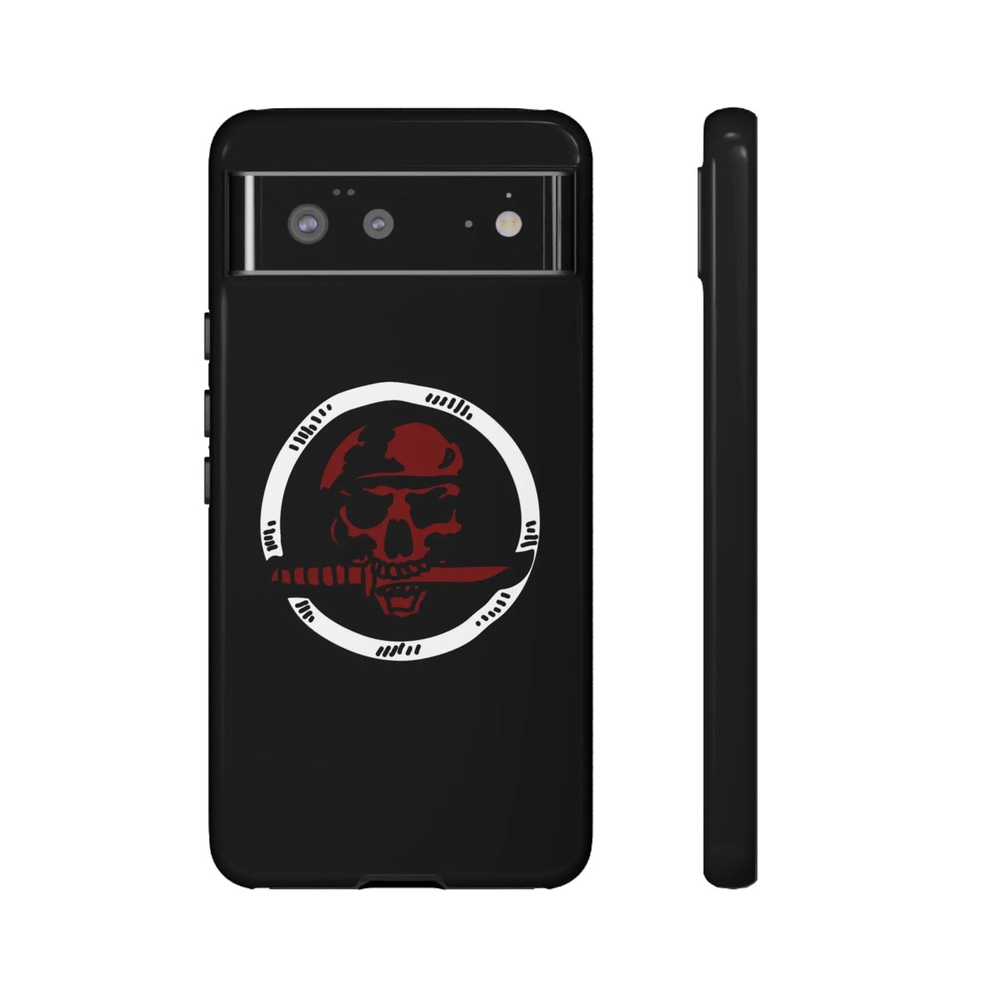Phone Case - Skull and Sword Edgy Smartphone Cover for Men Printify