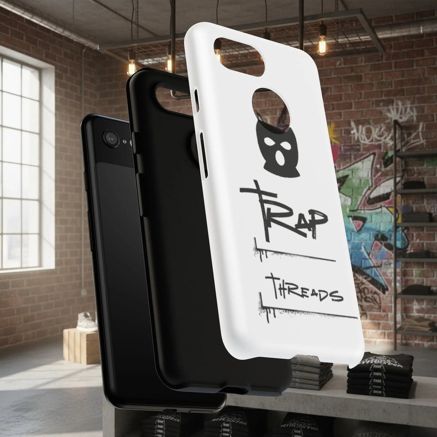 Phone Case - 'Trap Threads' Skully Logo Protective Cover Trap Threads clothing