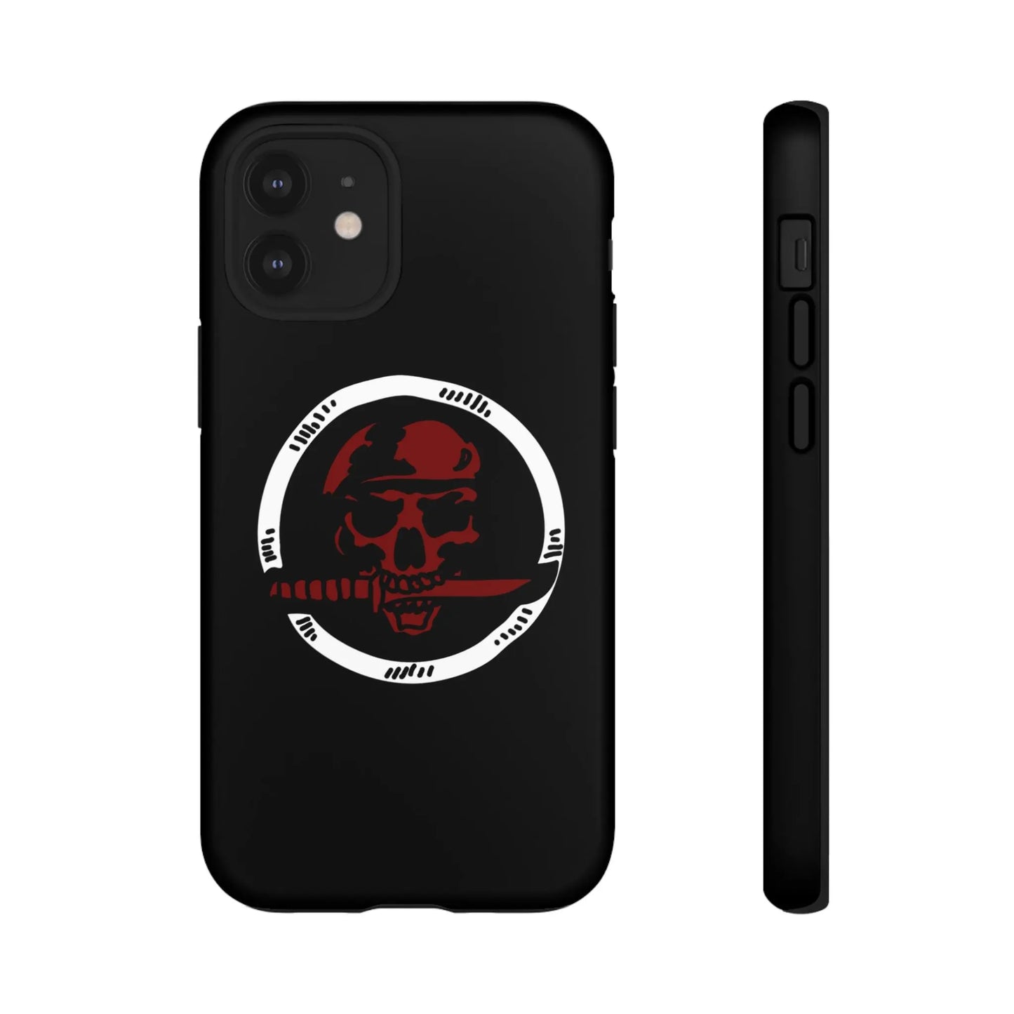 Phone Case - Skull and Sword Edgy Smartphone Cover for Men Printify