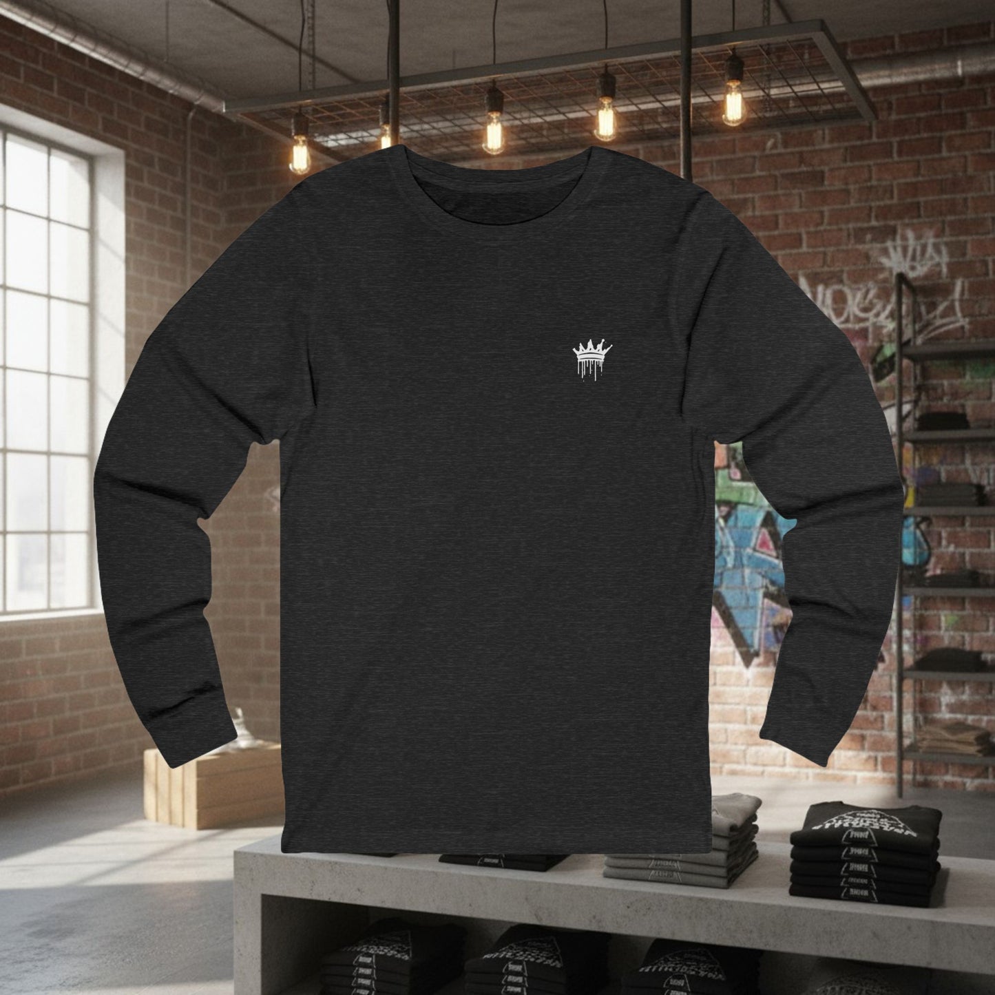 Crown TrapGear Logo Long Sleeve Tee