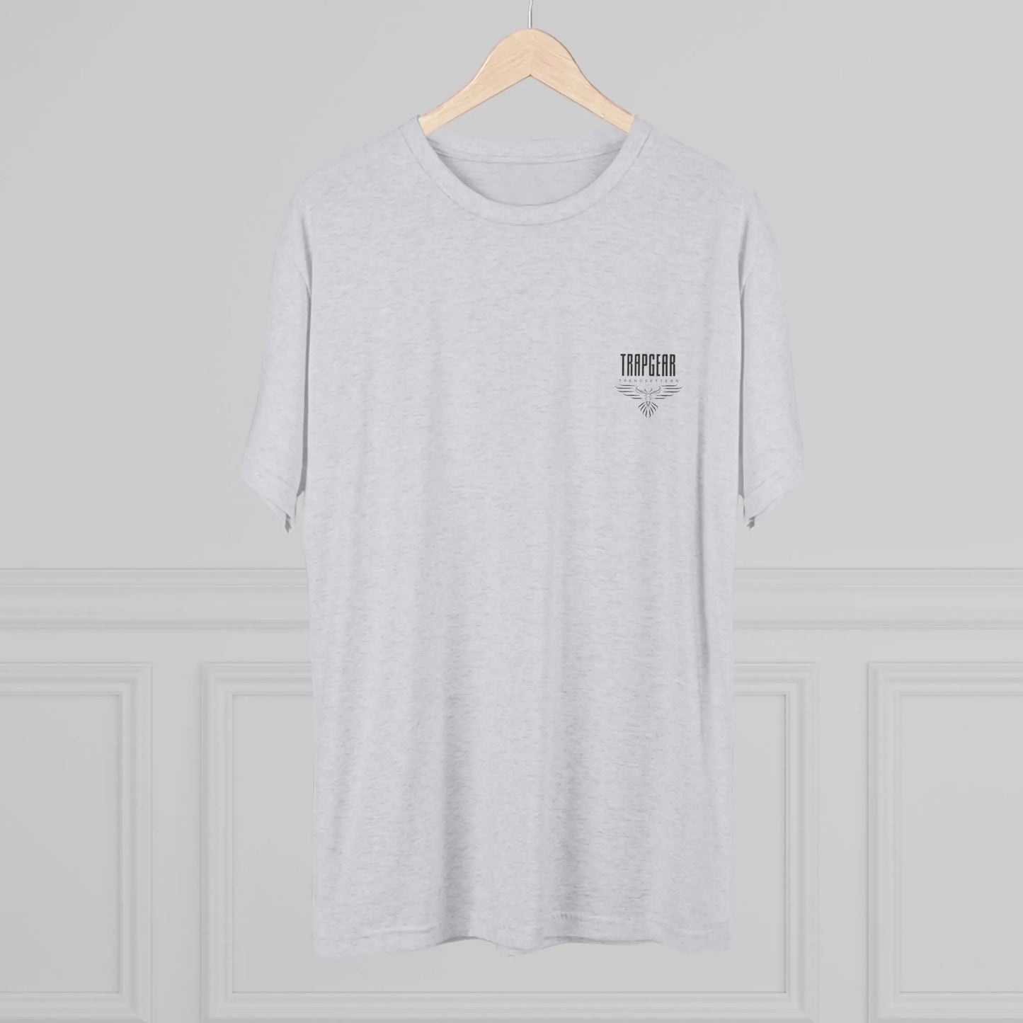 Mountain Landscape trapgear logo tri blend t shirt Printify