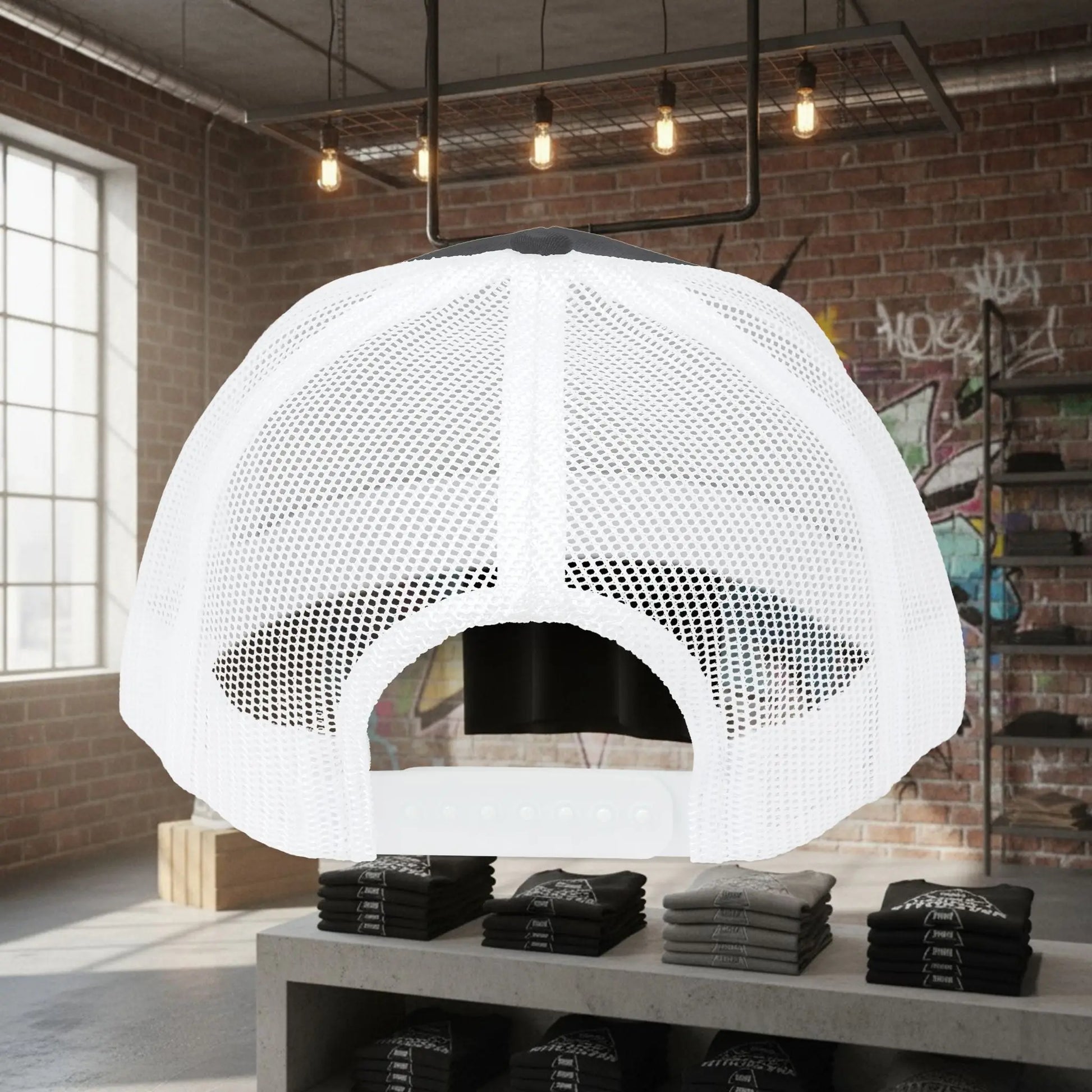 Trucker Cap - Born to Build Trapgear Design Printify