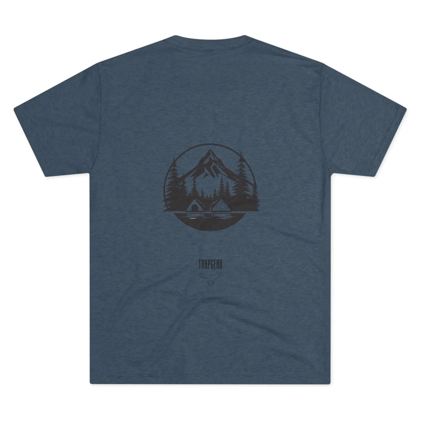 Mountain Landscape trapgear logo tri blend t shirt Printify