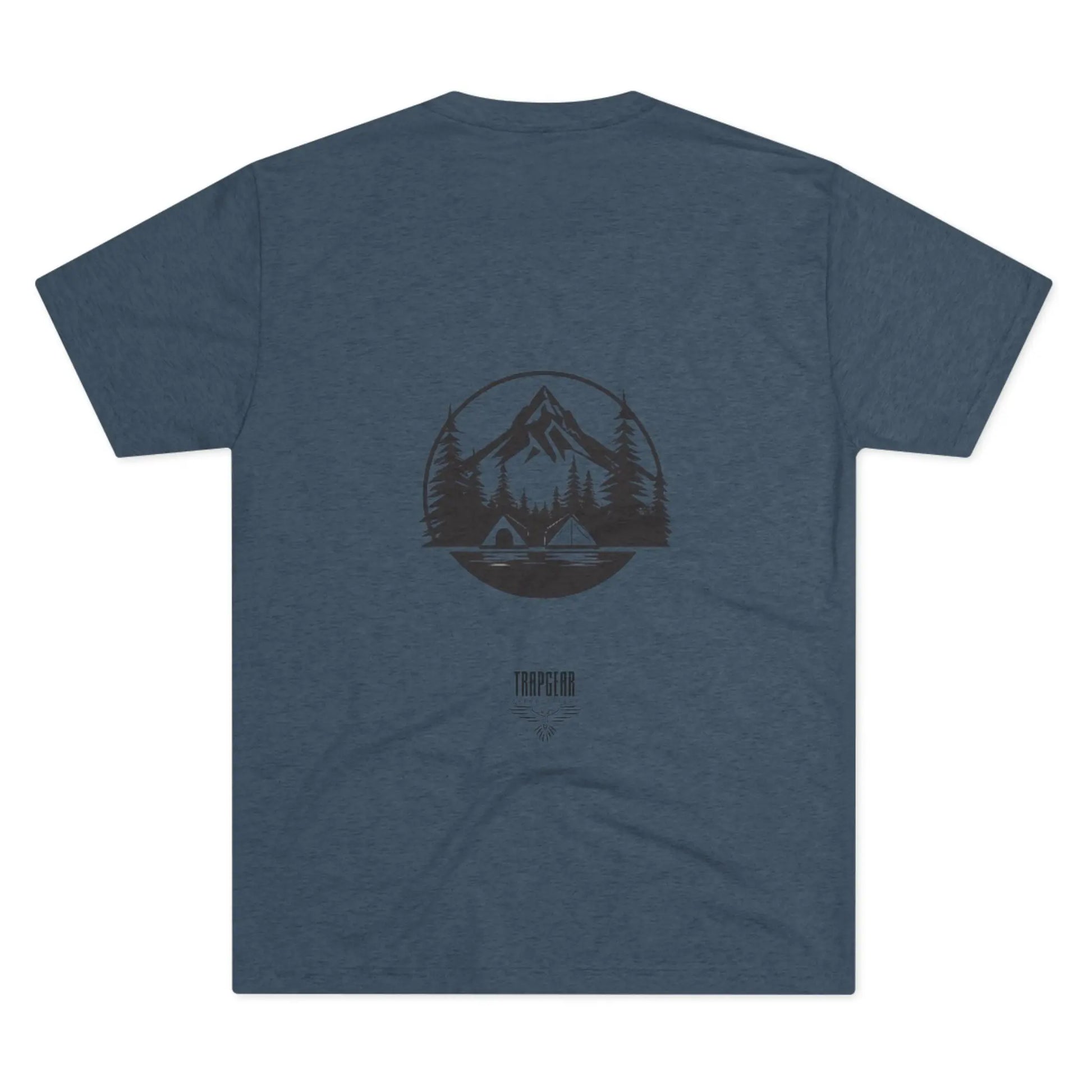 Mountain Landscape trapgear logo tri blend t shirt Printify