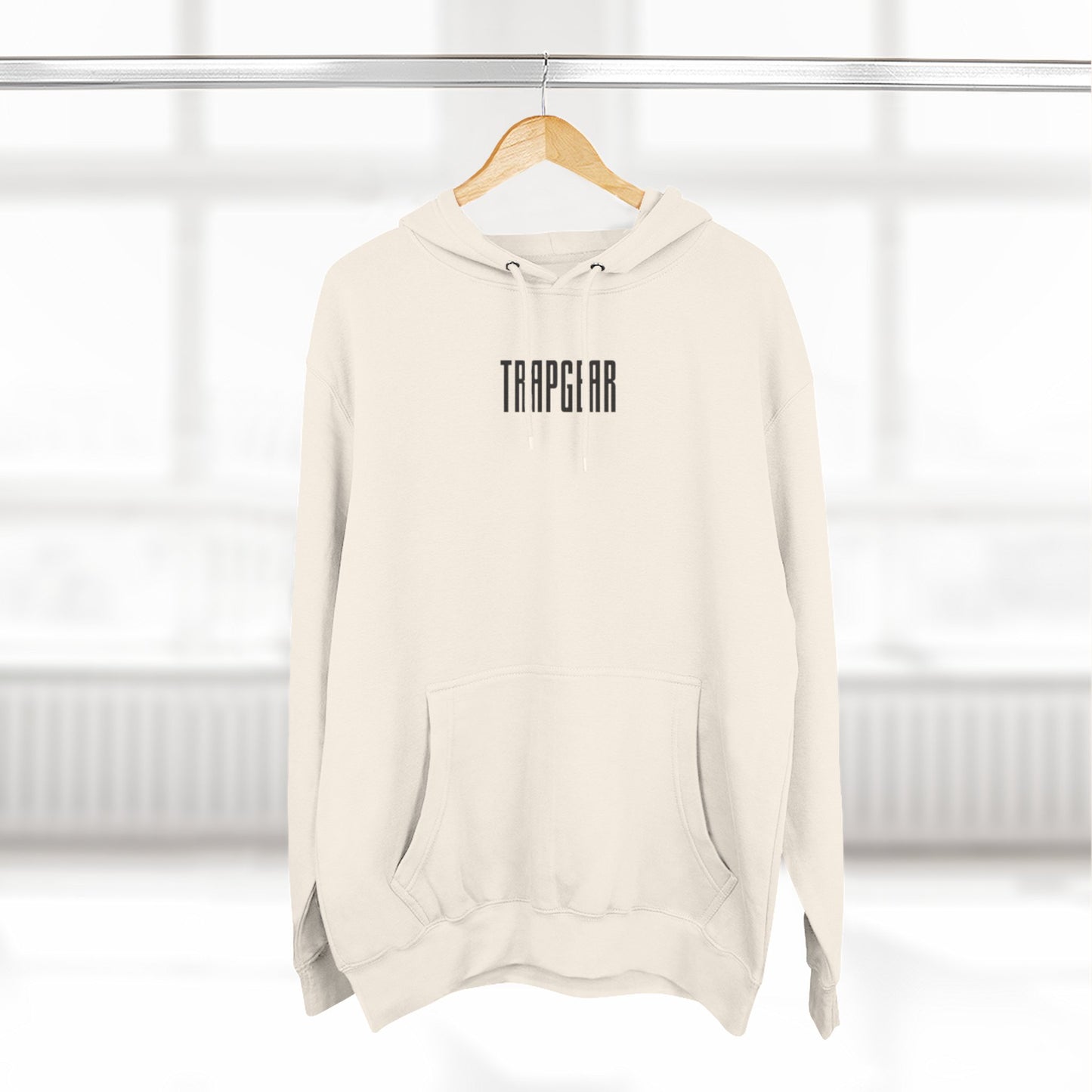 TrapGear Three-Panel Fleece Hoodie — Trendsetters Graphic Logo