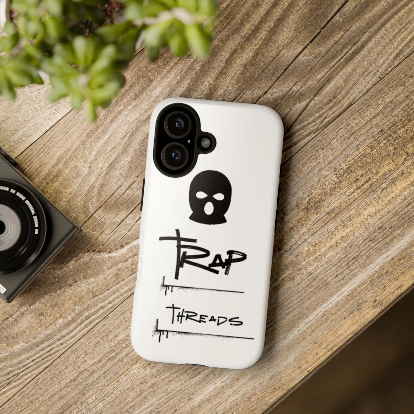 Phone Case - 'Trap Threads' Skully Logo Protective Cover Trap Threads clothing