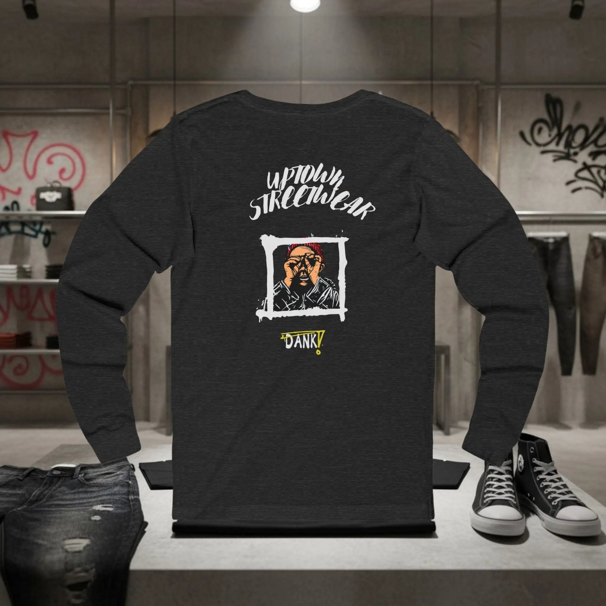 Uptown Streetwear Long Sleeve Tee Trap Threads clothing
