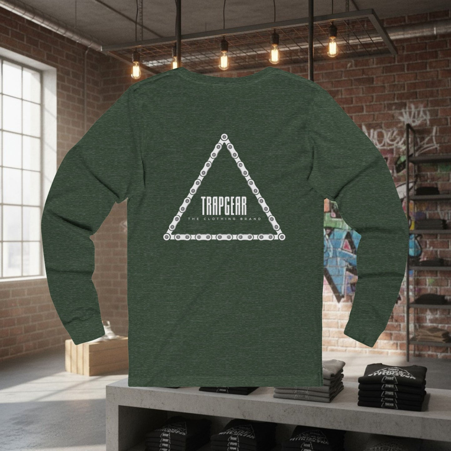 Crown TrapGear Logo Long Sleeve Tee