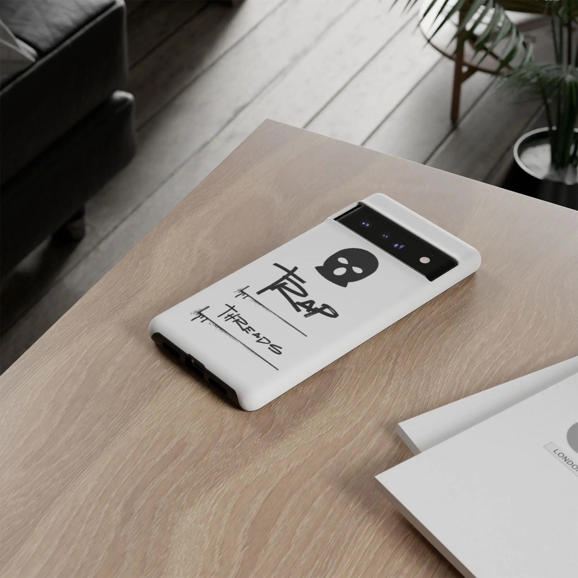 Phone Case - 'Trap Threads' Skully Logo Protective Cover Trap Threads clothing